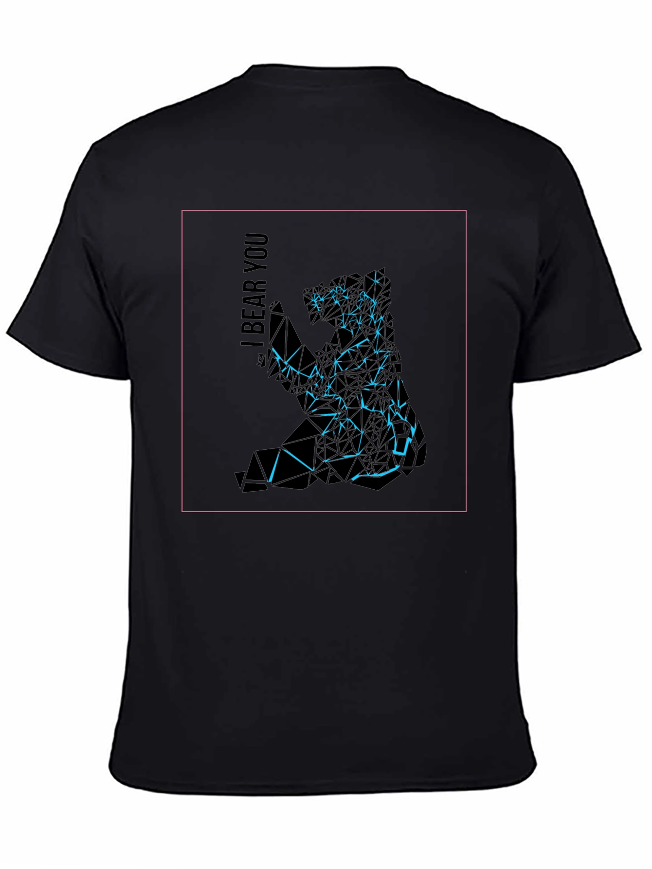 Abstract Geometric Bear Graphic Tee