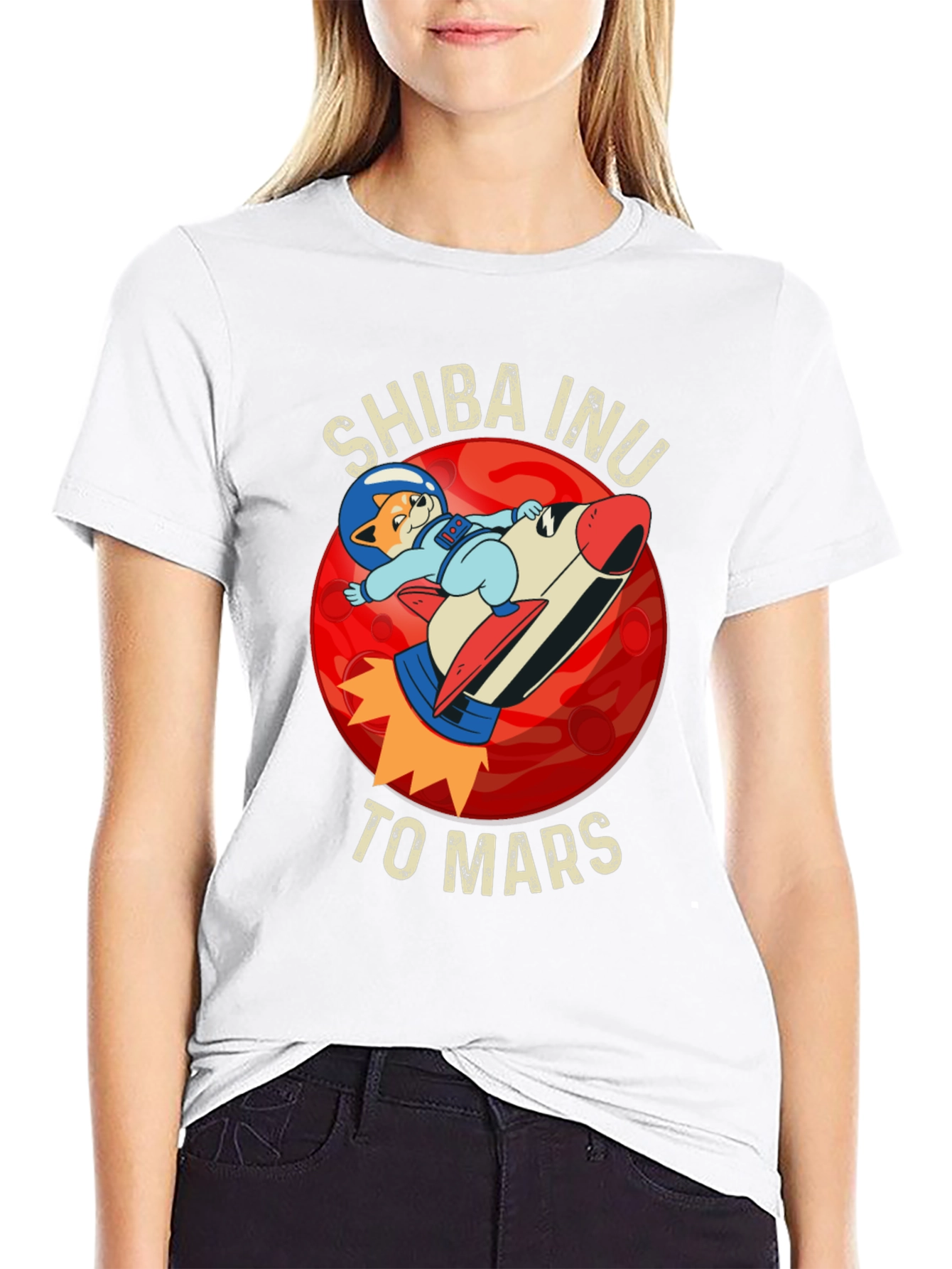 Shiba Inu To Mars T-Shirt