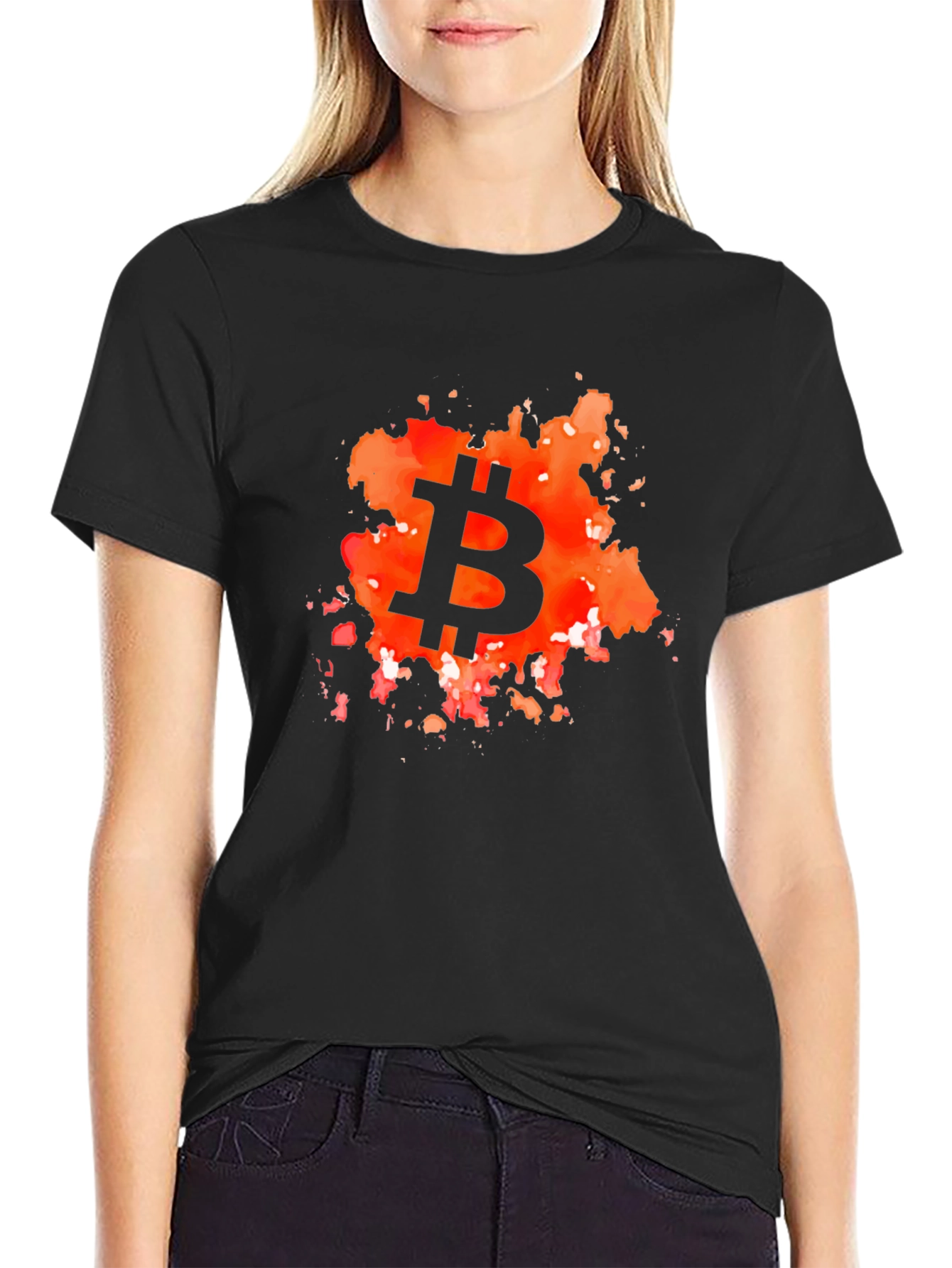 Bitcoin Splash Graphic T-Shirt
