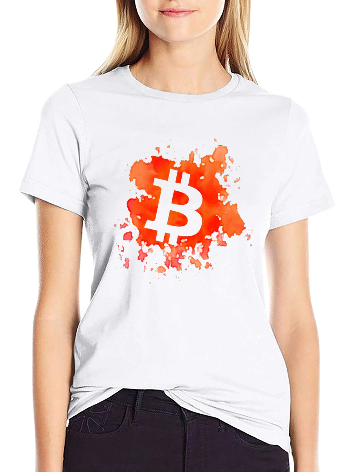 Bitcoin Splash Graphic T-Shirt