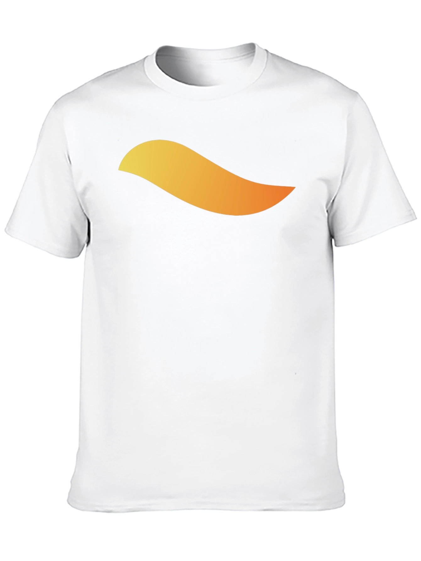 Mens Black T-Shirt with Abstract Graphic