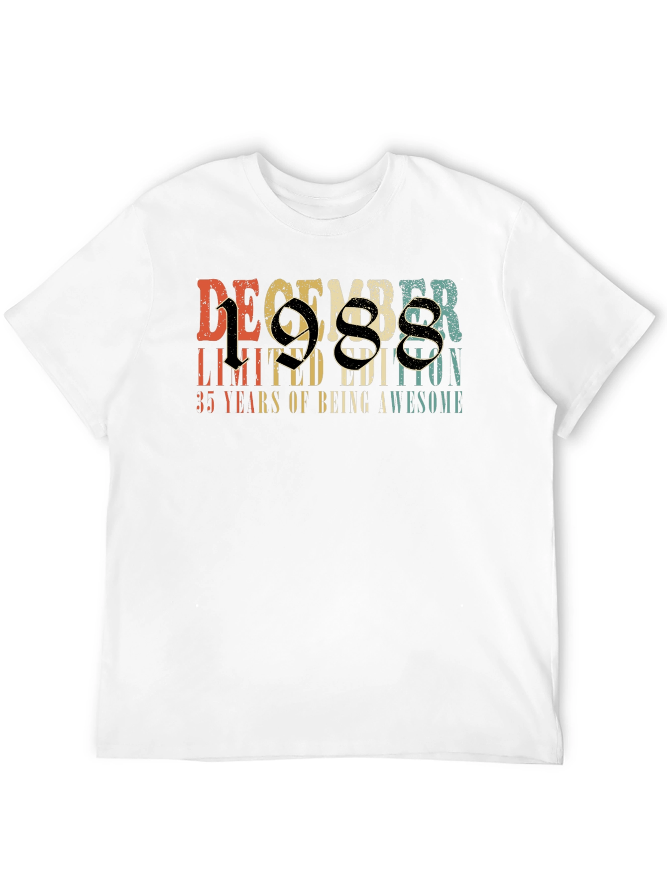 December 1988 Limited Edition 35 Years T-Shirt
