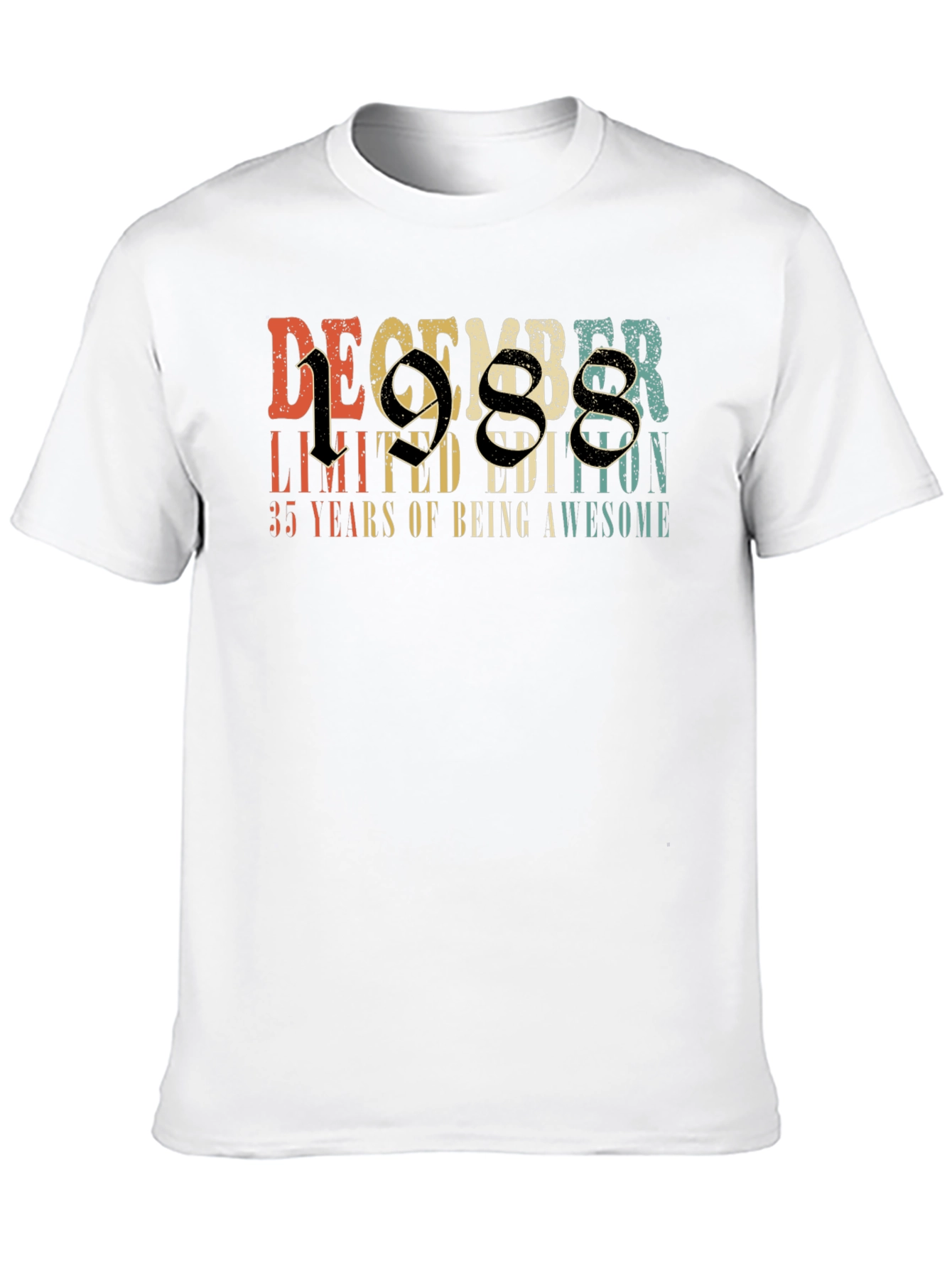 December 1988 Limited Edition 35 Years T-Shirt