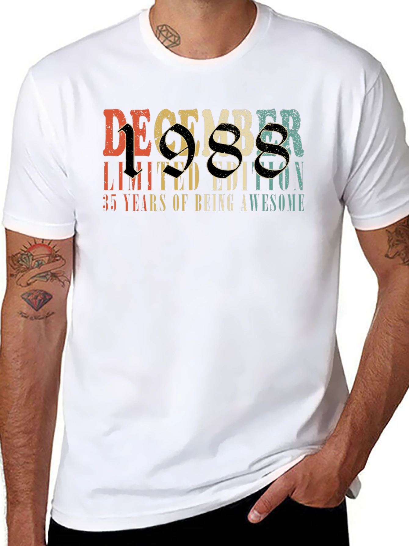 December 1988 Limited Edition 35 Years T-Shirt
