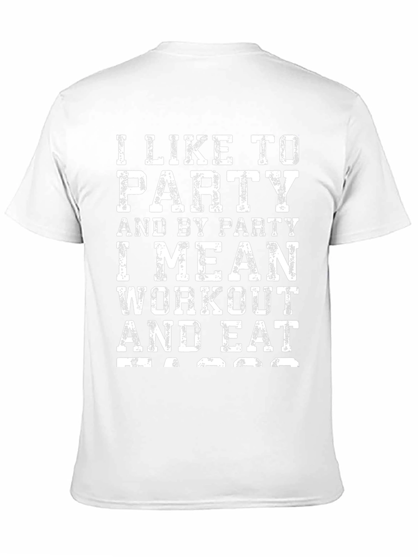 Workout & Eat T-Shirt | Party Fitness Tee