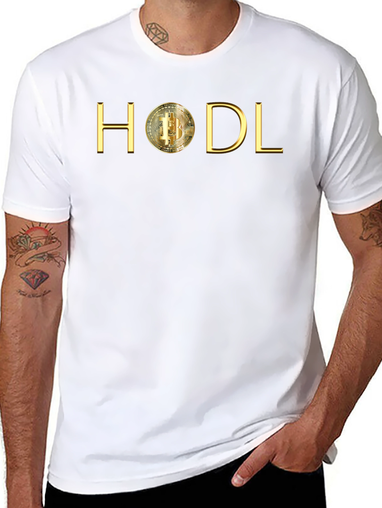 HODL Bitcoin Graphic Tee - Crypto Investor T-Shirt