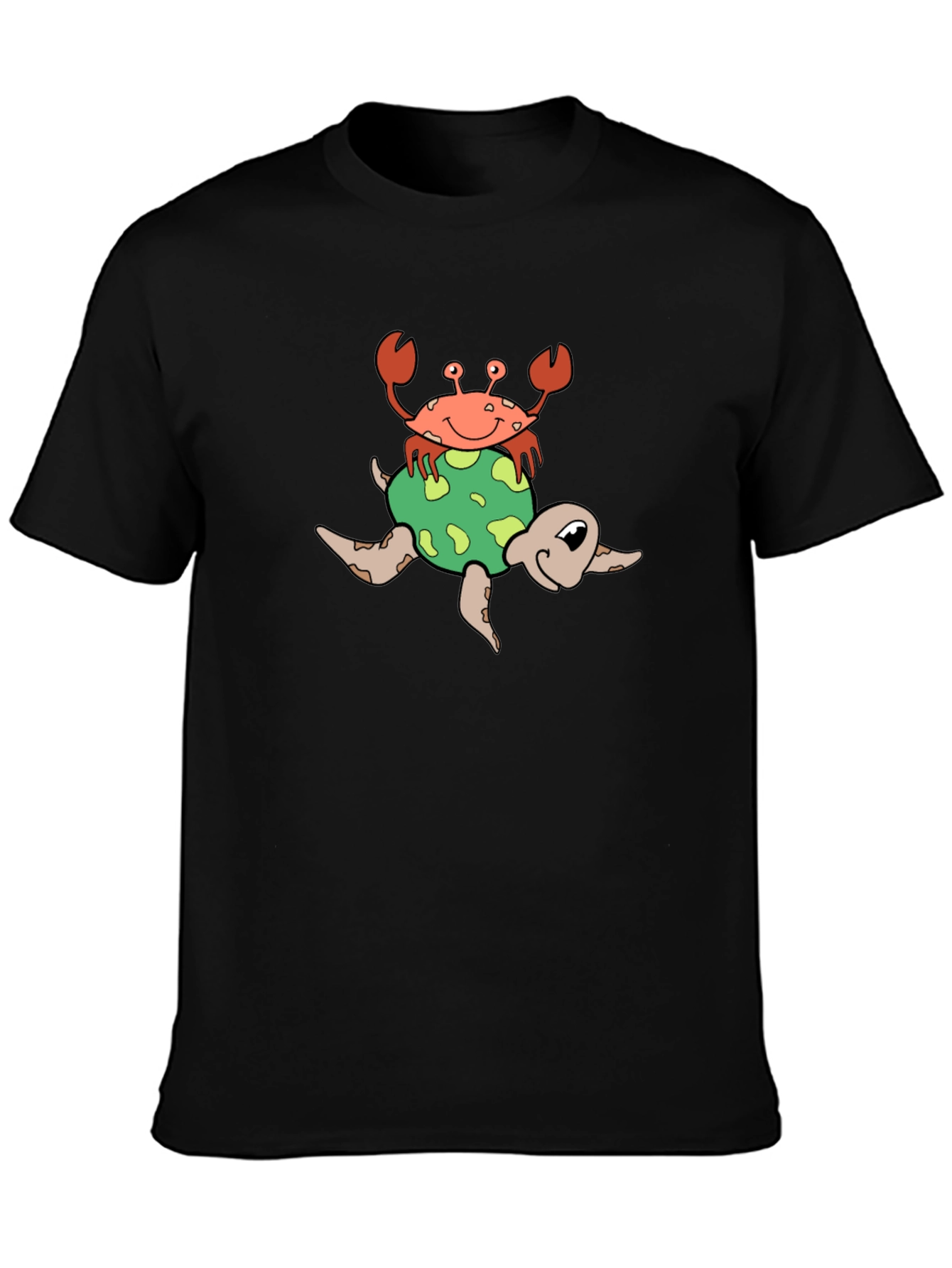 Crab and Turtle Graphic Tee