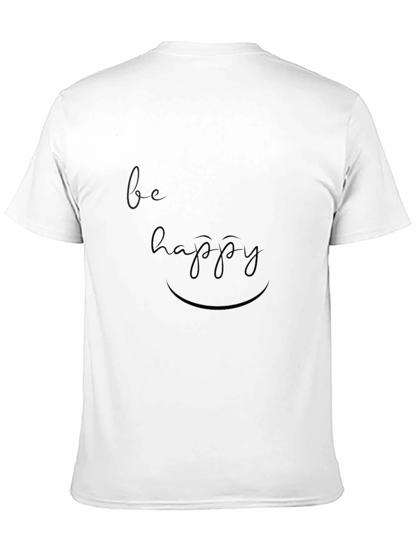 Be Happy Graphic Tee - Casual Comfort