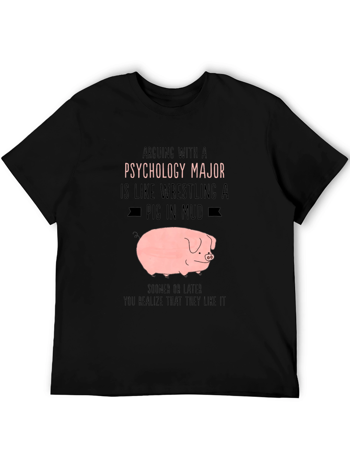Psychology Major Pig T-Shirt