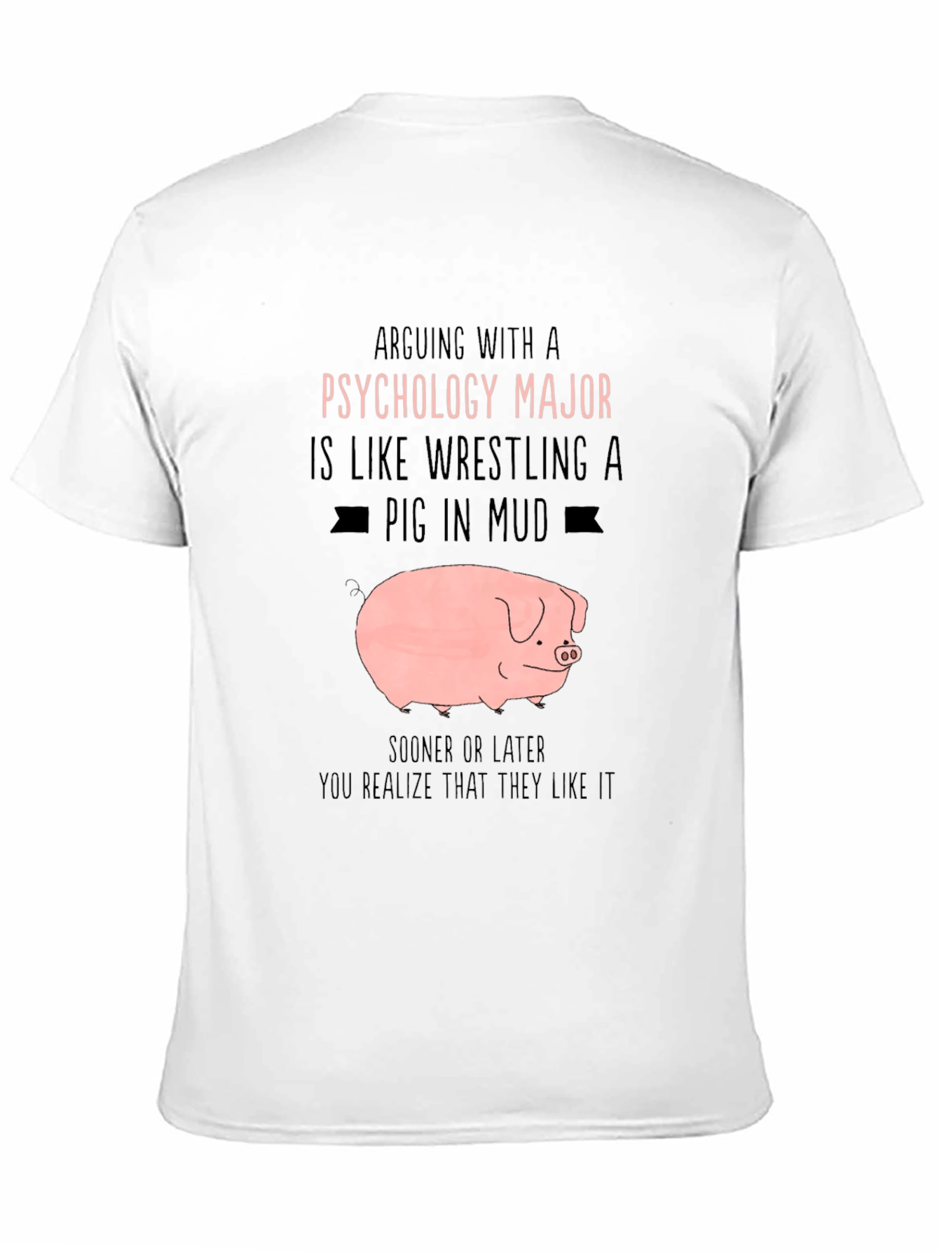 Psychology Major Pig T-Shirt