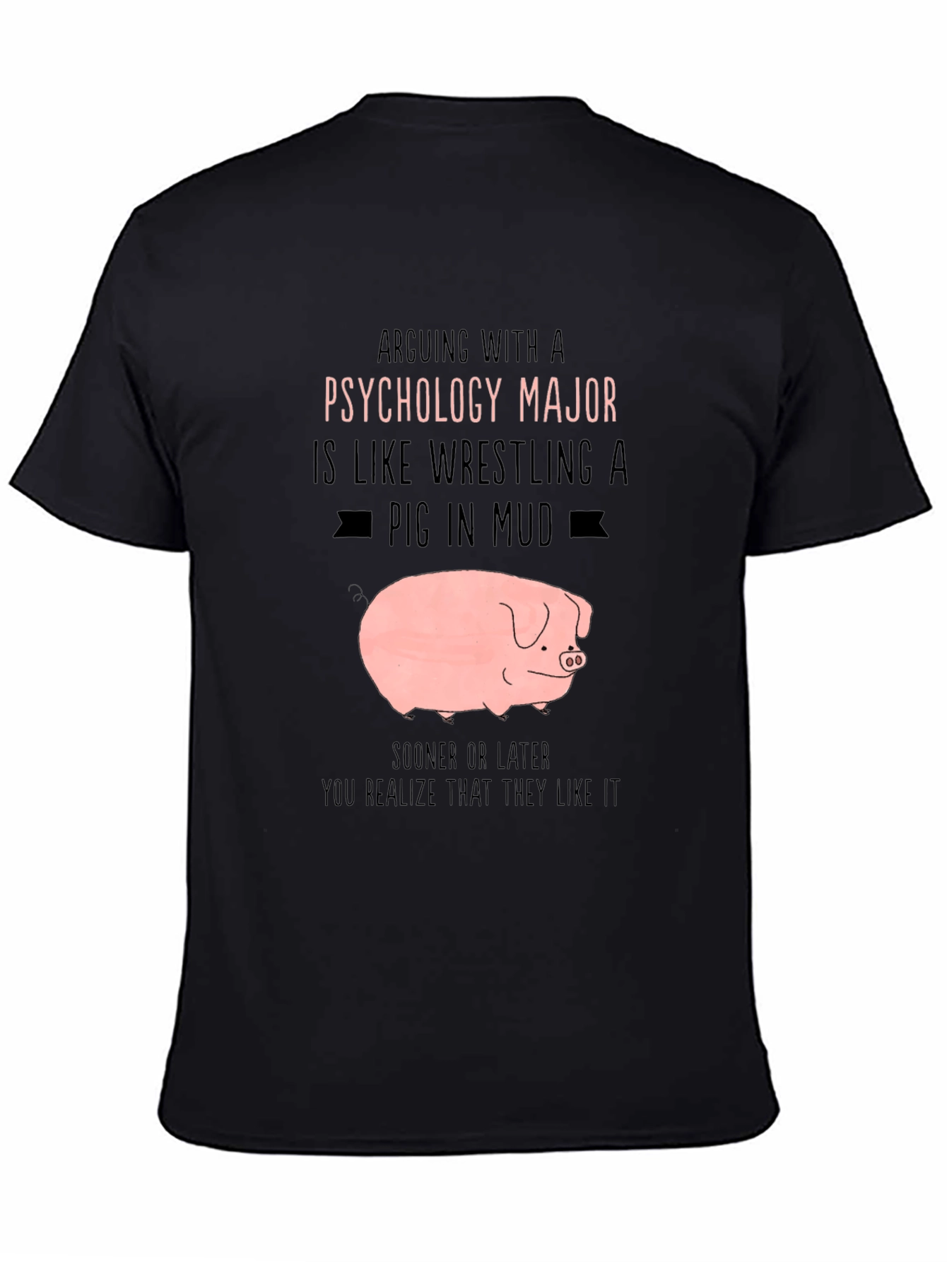 Psychology Major Pig T-Shirt
