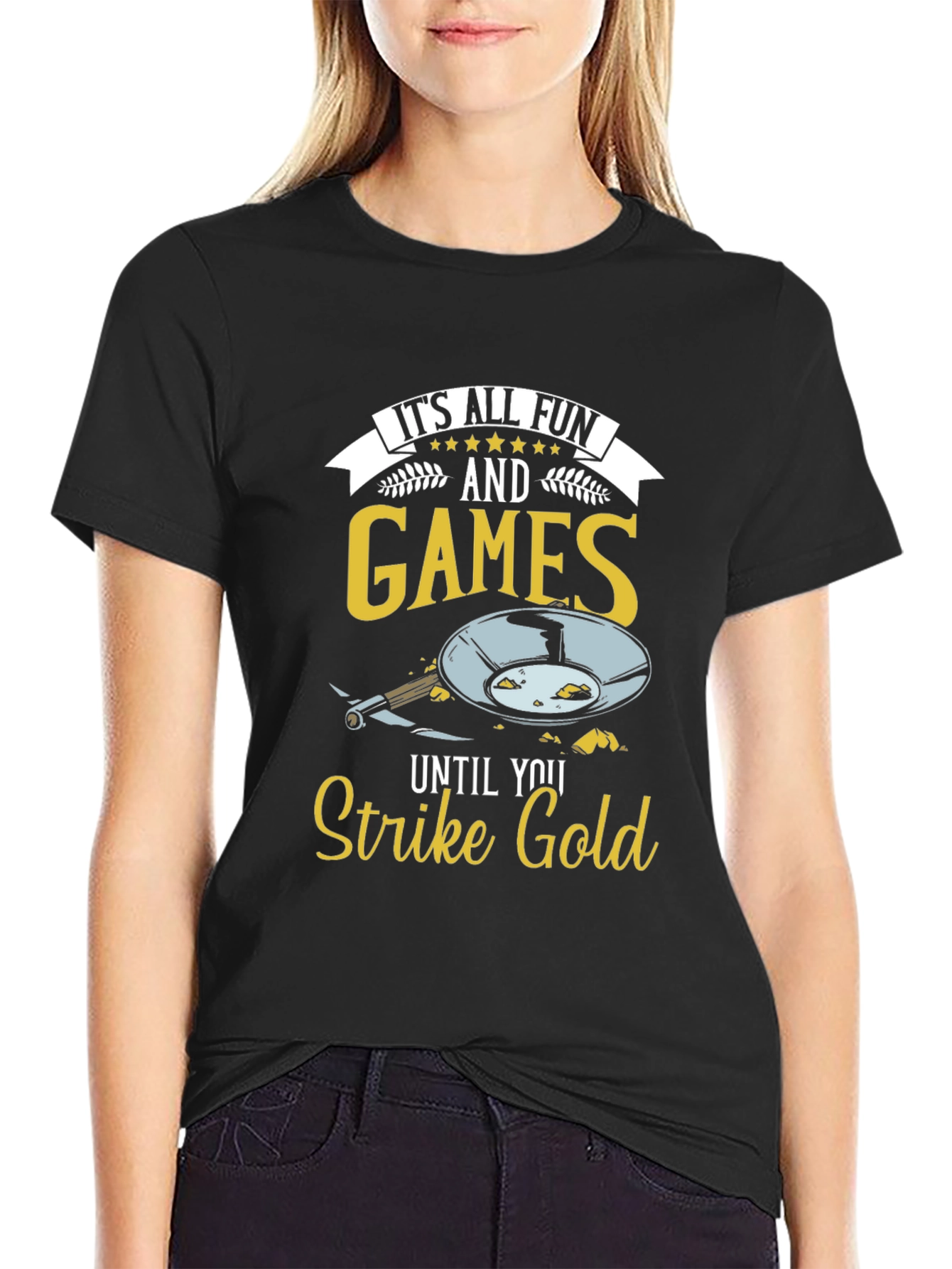 Strike Gold Mens T-Shirt