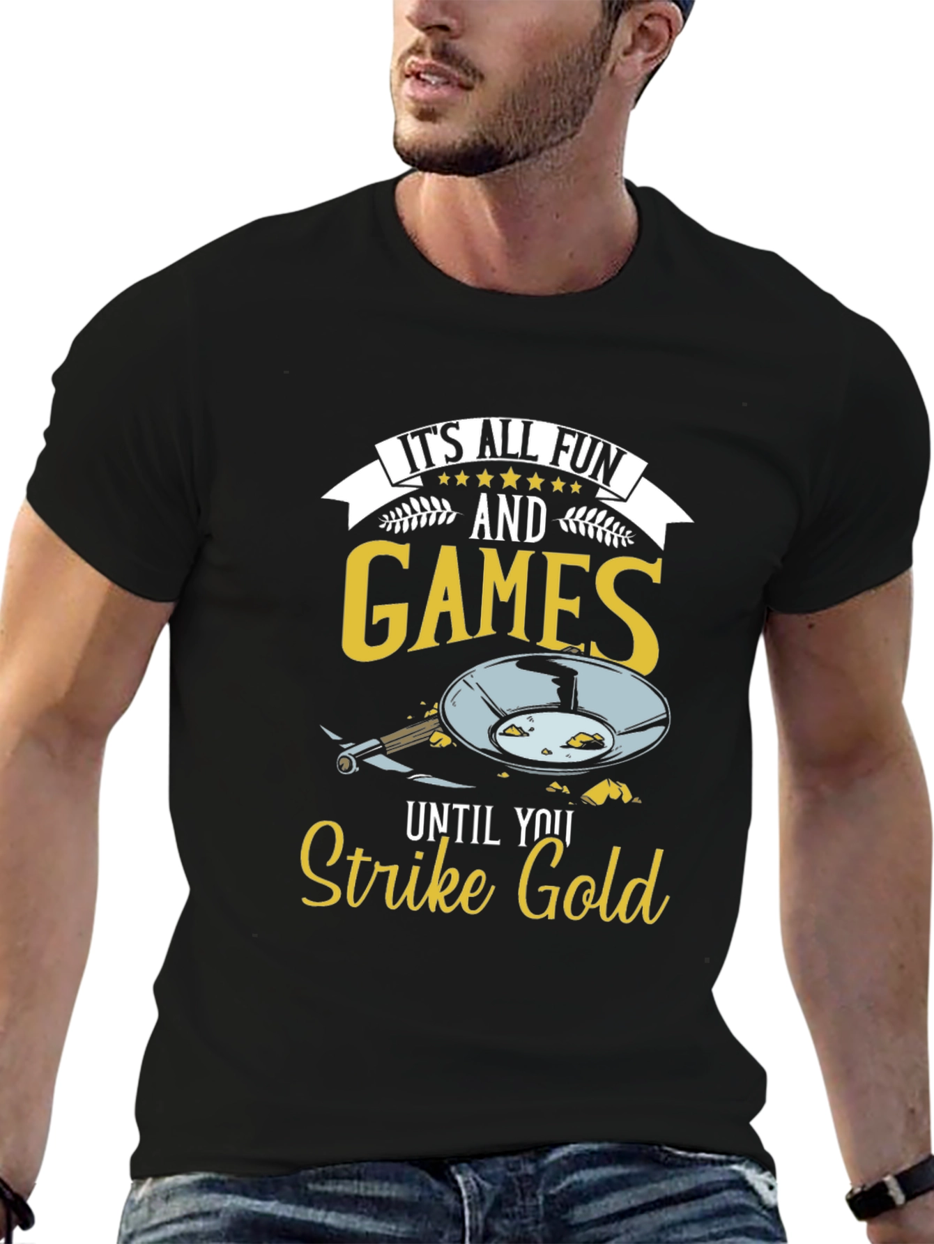 Strike Gold Mens T-Shirt