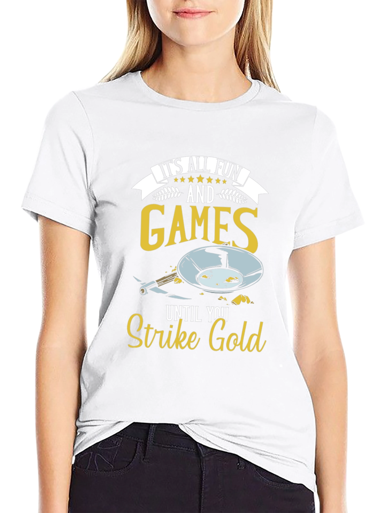 Strike Gold Mens T-Shirt