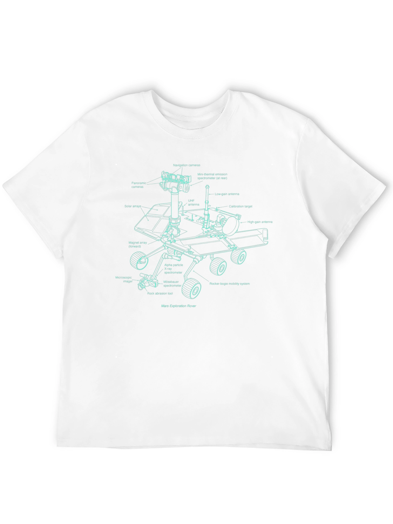 Mars Rover Blueprint T-Shirt