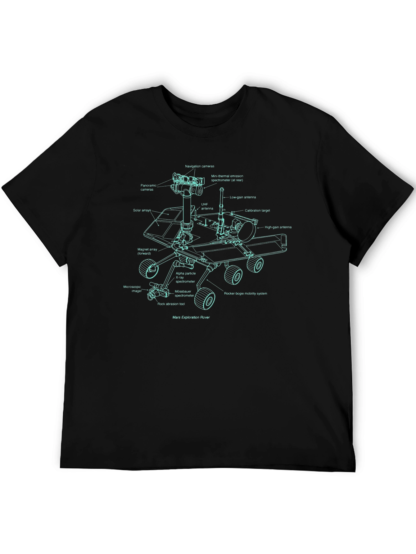 Mars Rover Blueprint T-Shirt