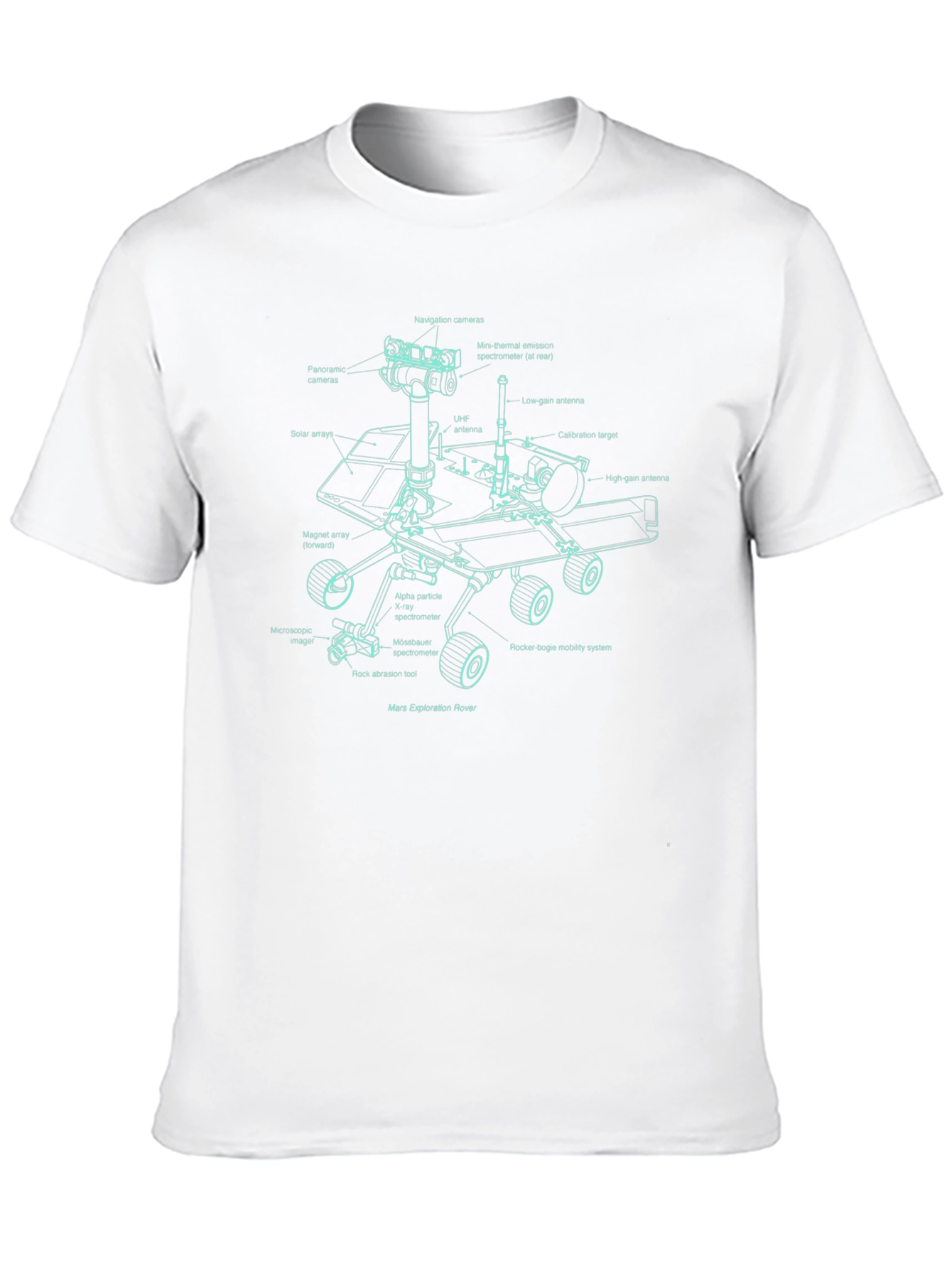 Mars Rover Blueprint T-Shirt
