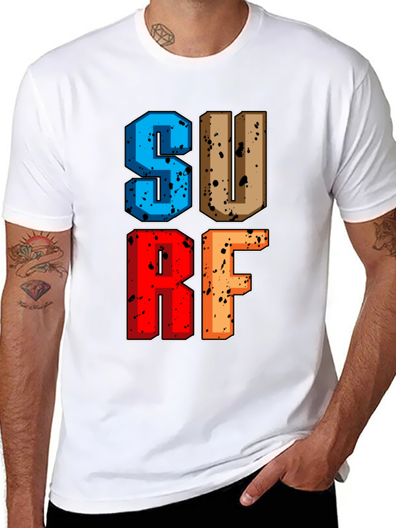 Surf Graphic Tee - Retro Design