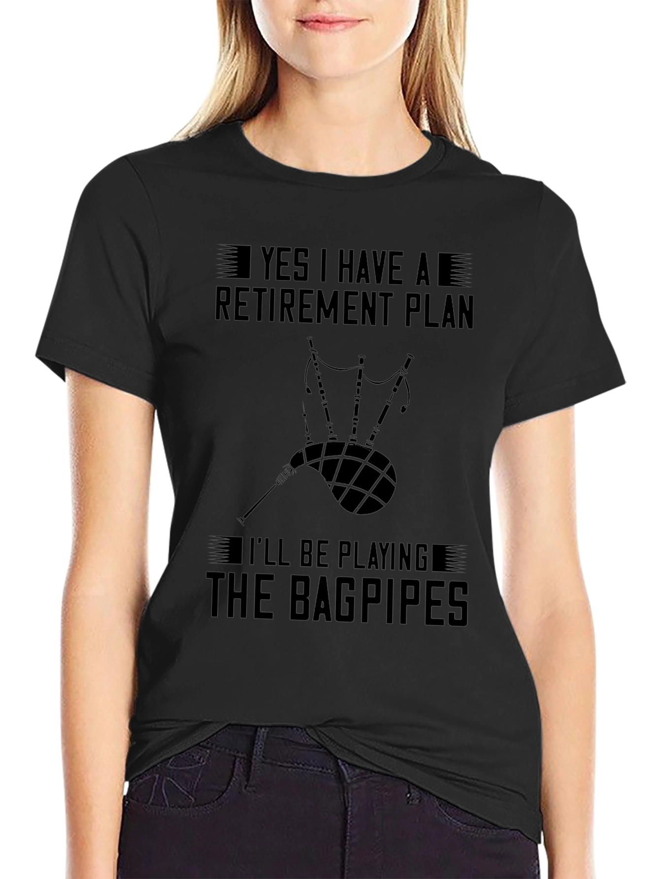 Bagpipe Retirement Plan T-Shirt