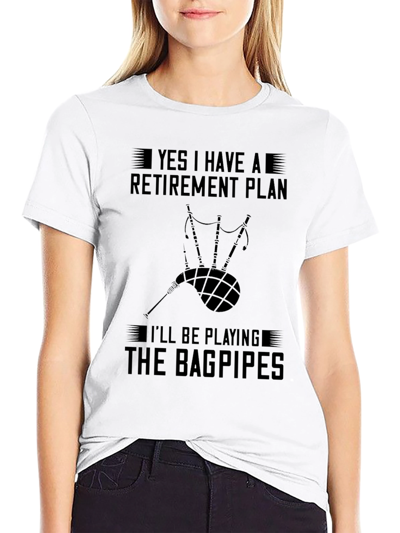 Bagpipe Retirement Plan T-Shirt
