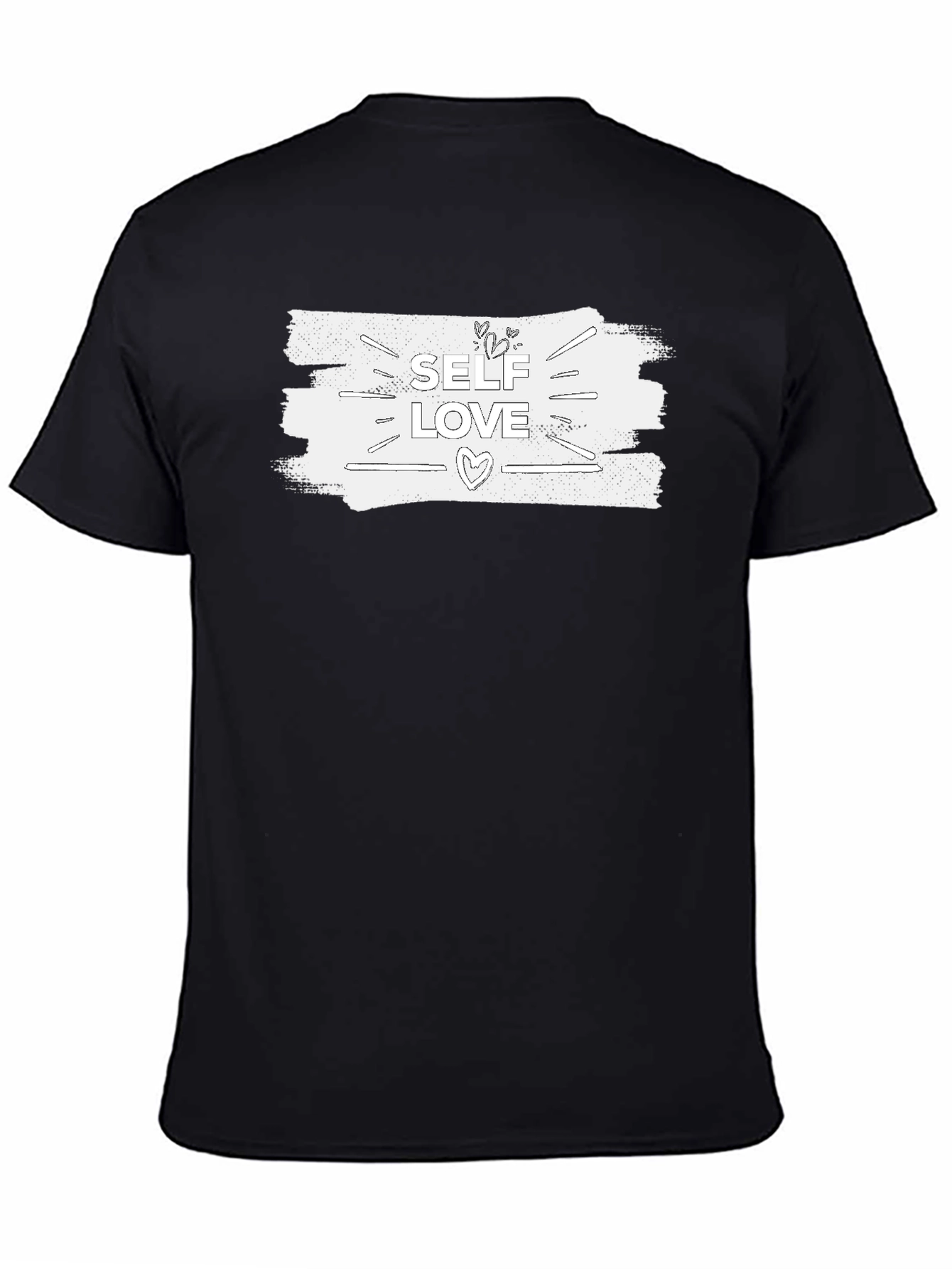Self Love Graphic Tee - Unisex Black T-Shirt