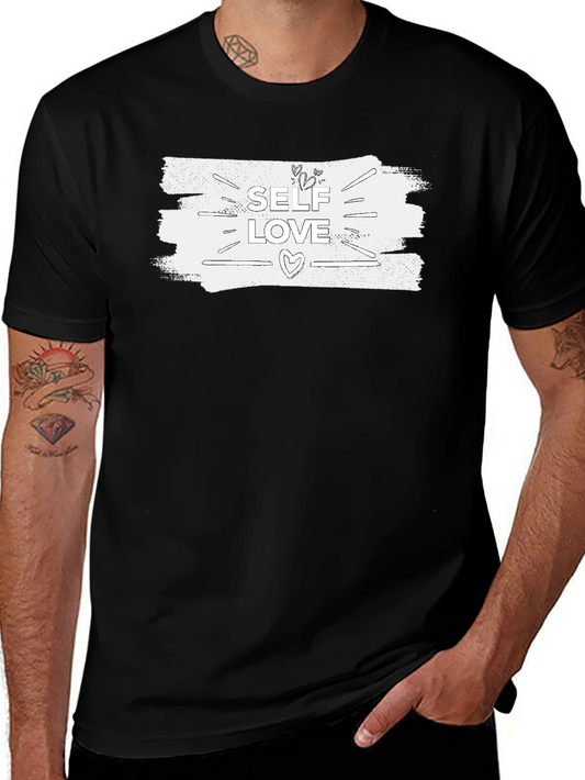Self Love Graphic Tee - Unisex Black T-Shirt