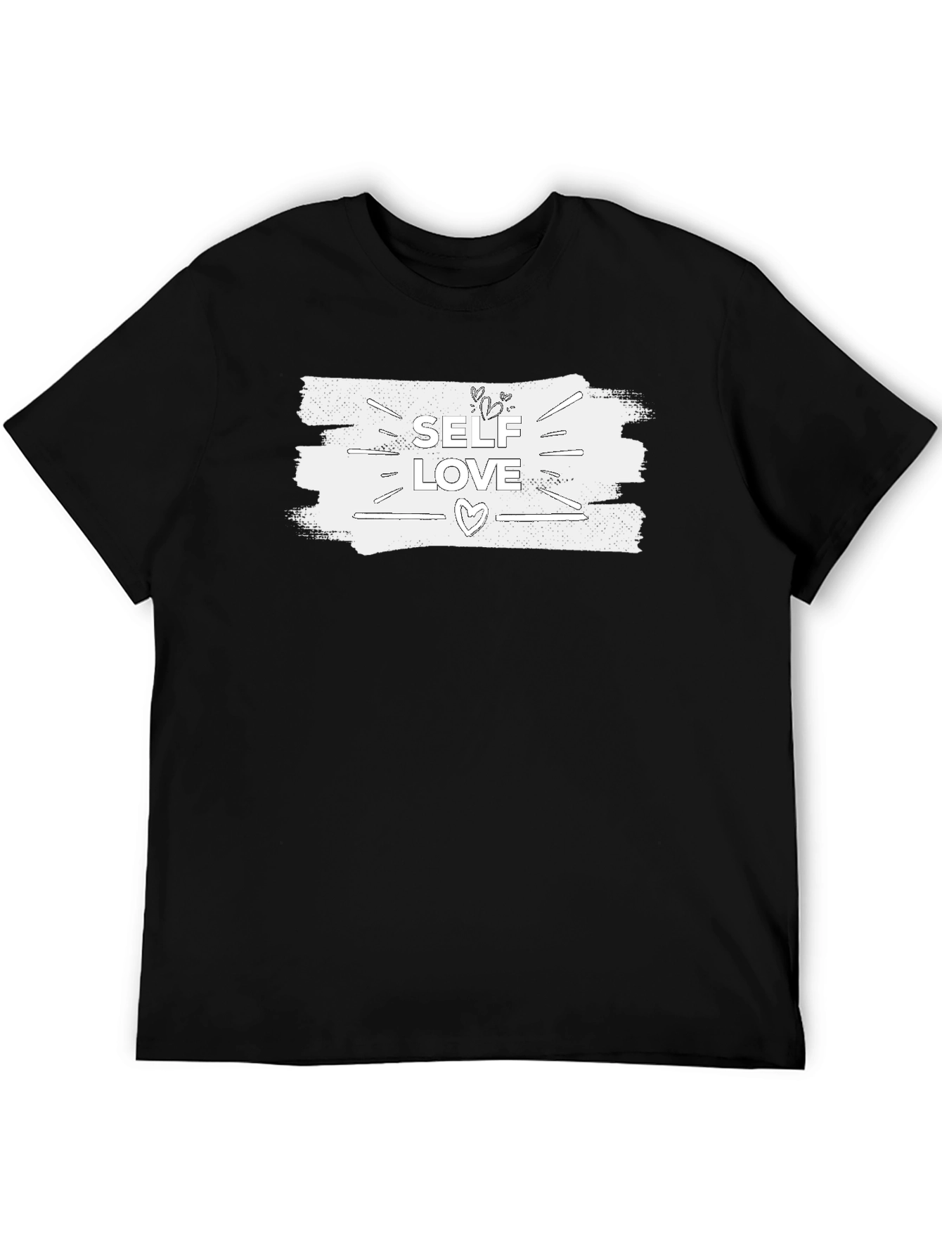 Self Love Graphic Tee - Unisex Black T-Shirt