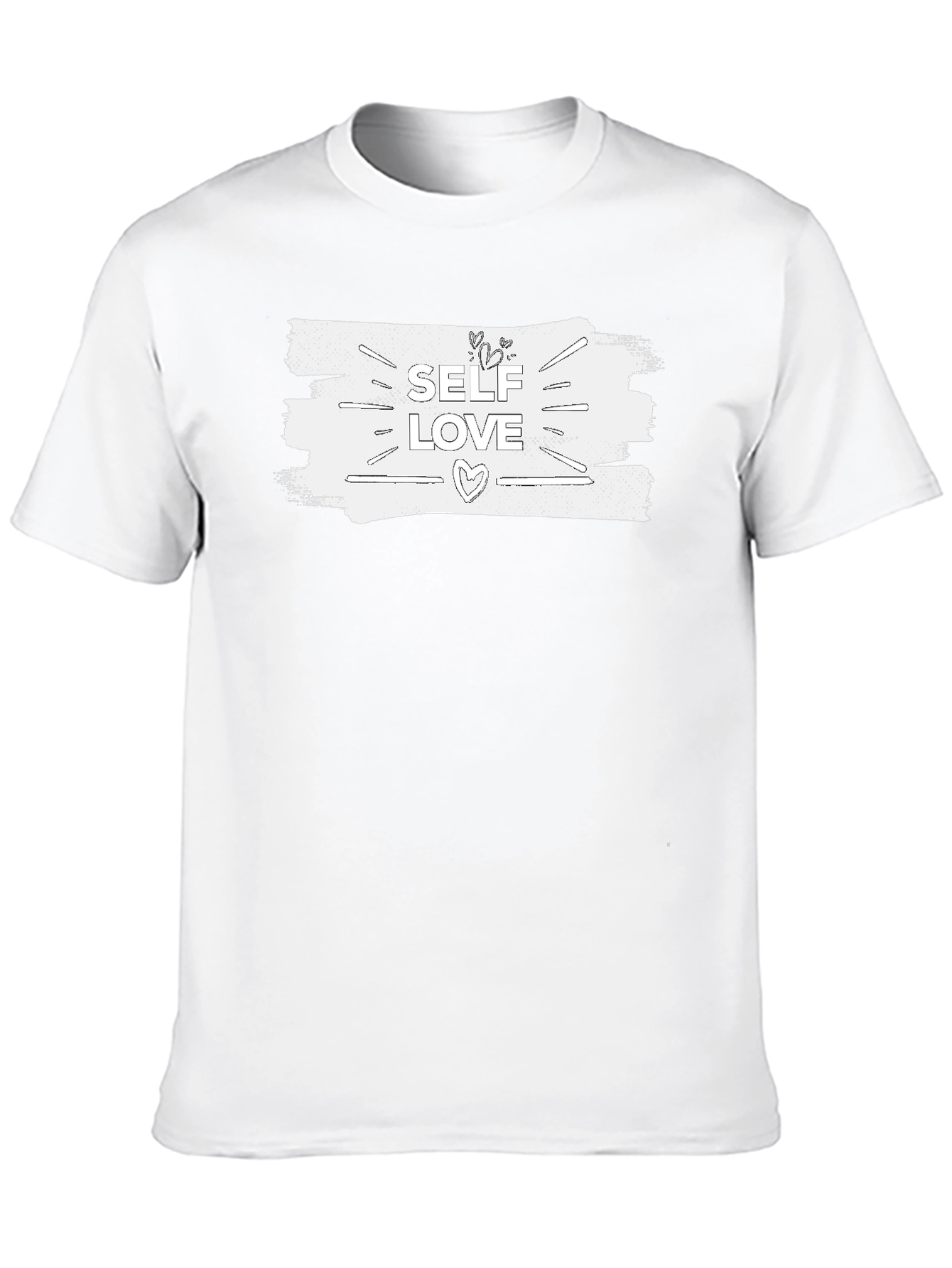 Self Love Graphic Tee - Unisex Black T-Shirt