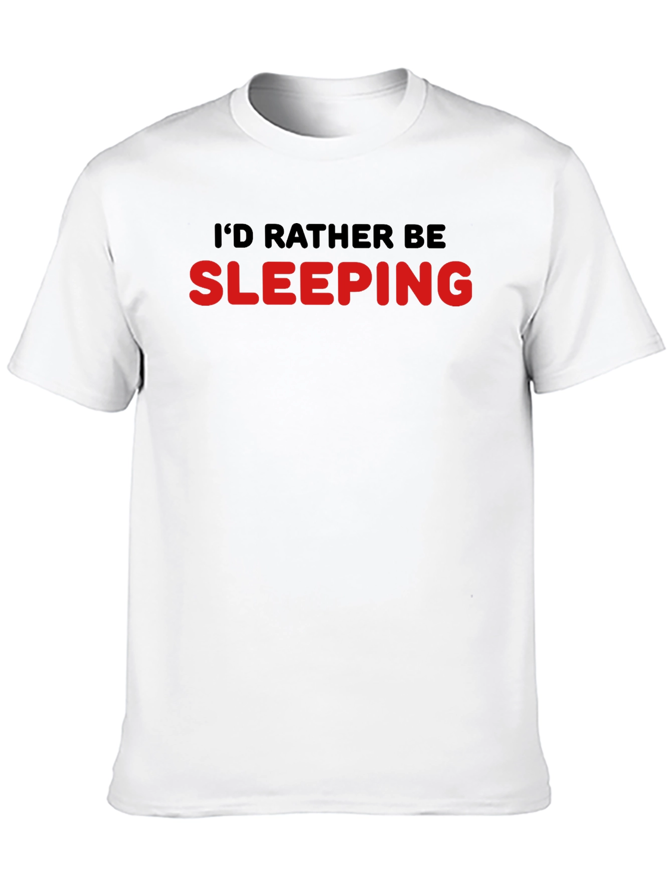 Id Rather Be Sleeping T-Shirt - Black