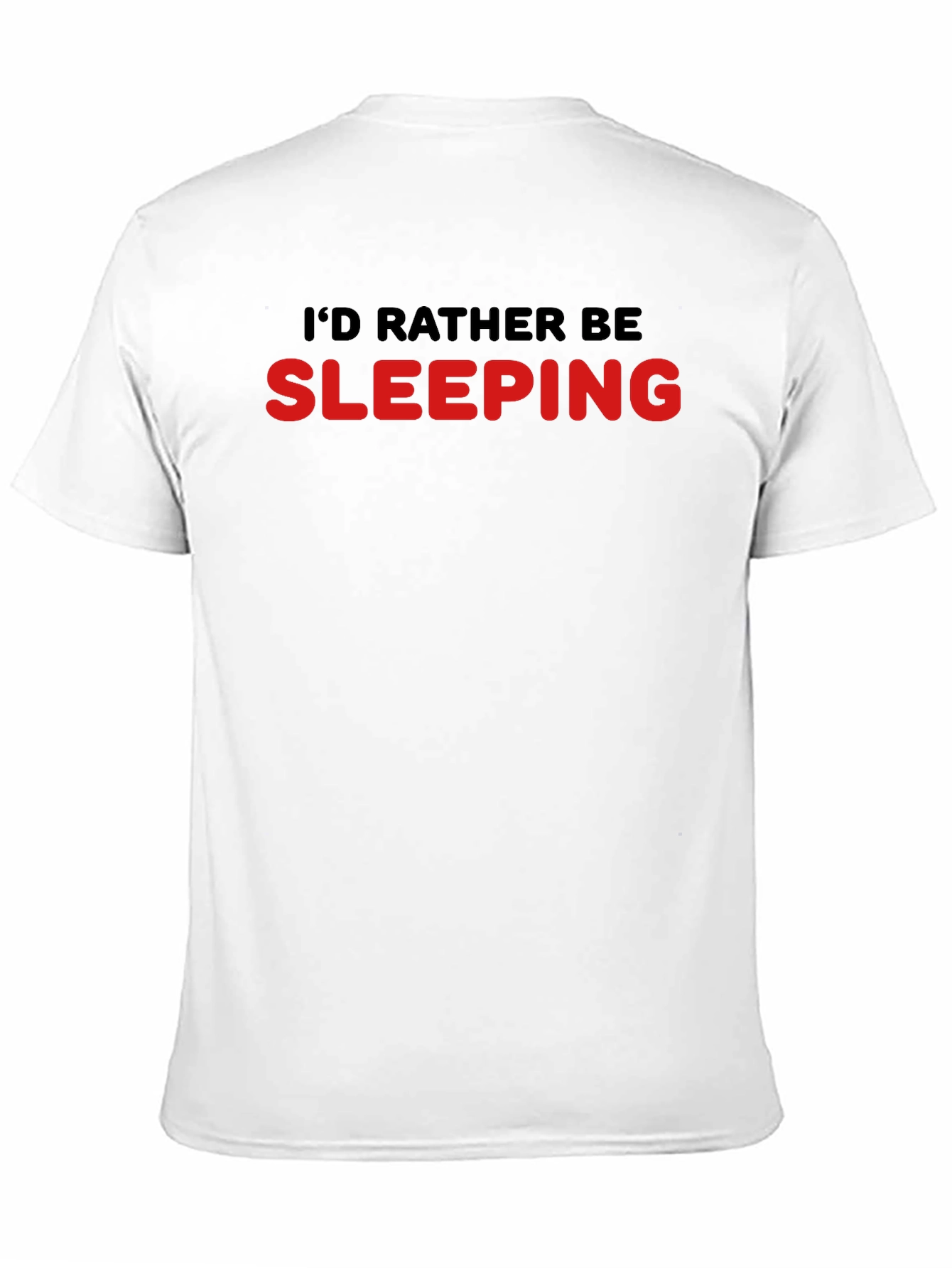Id Rather Be Sleeping T-Shirt - Black