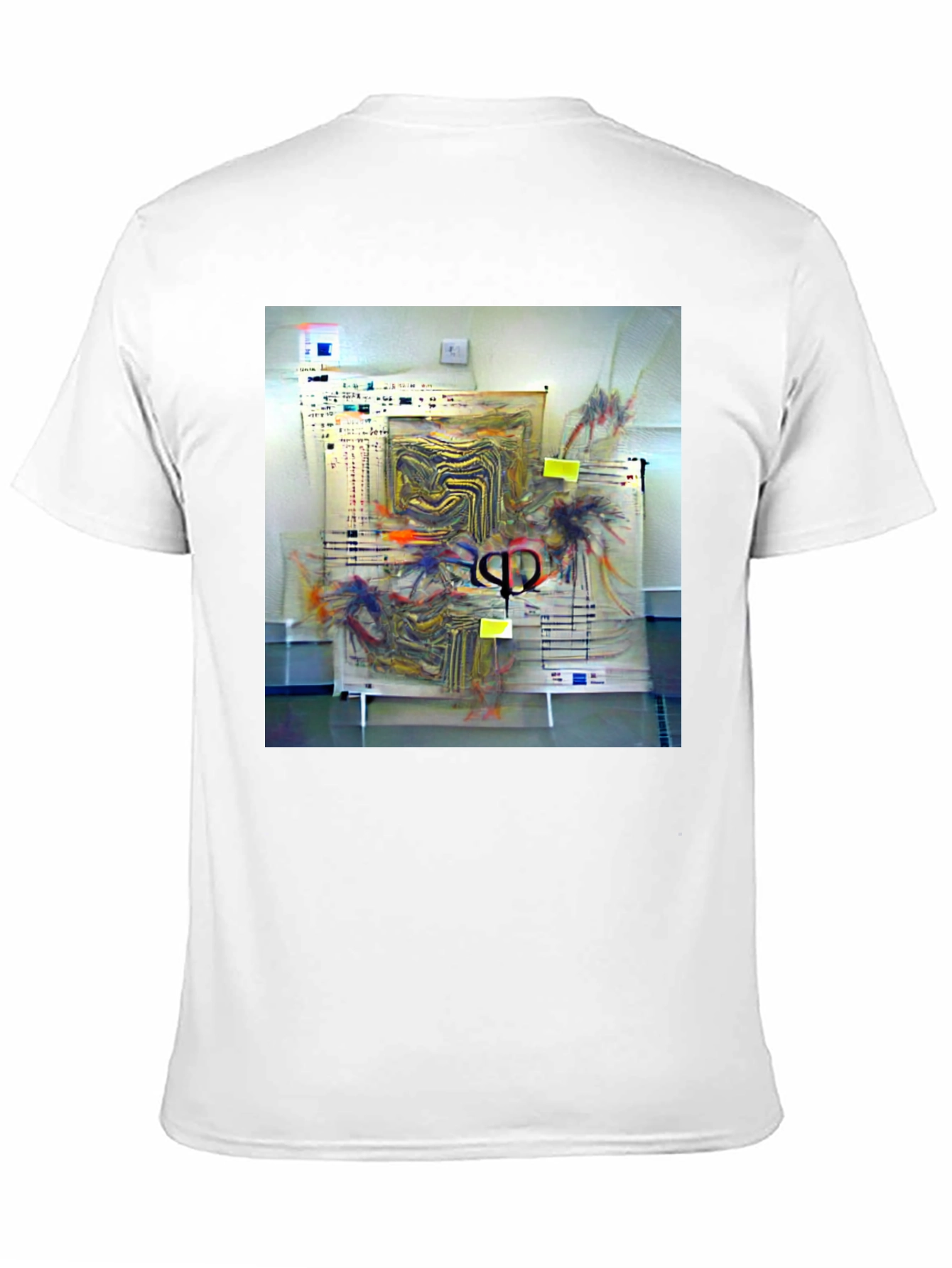 Abstract Art Black T-Shirt