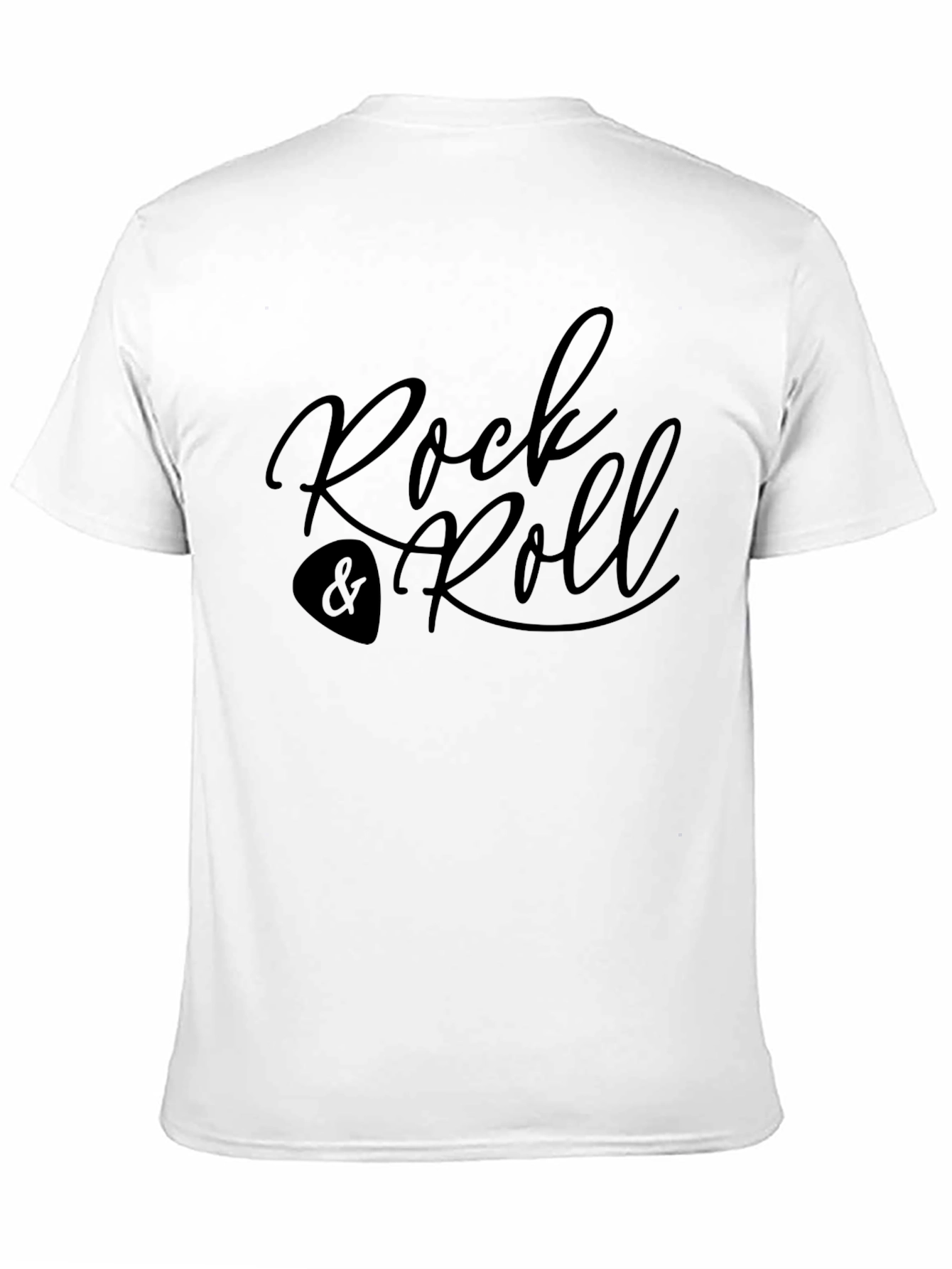 Rock & Roll Graphic Tee - Black Casual Style