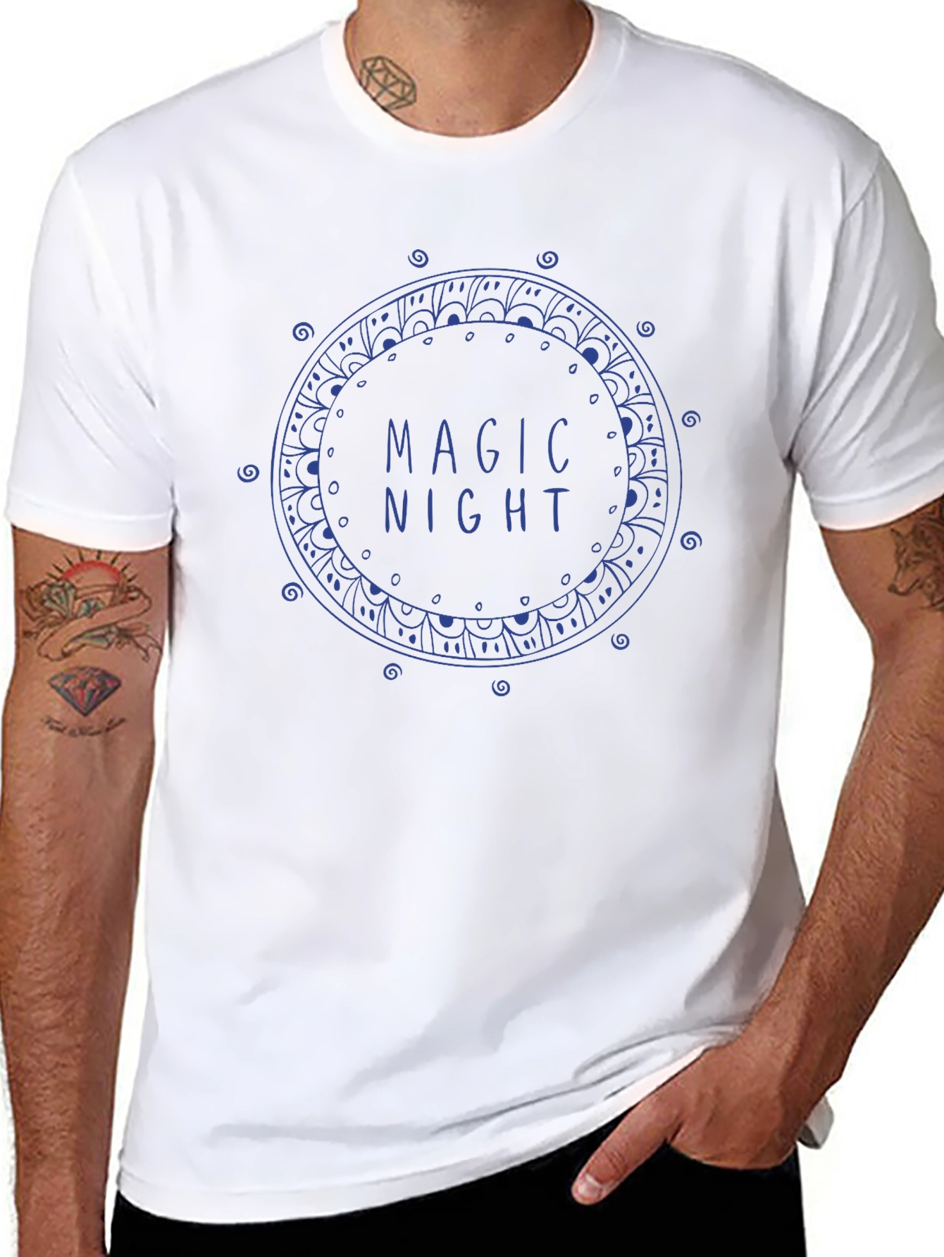 Magic Night Graphic Tee - Unique Design
