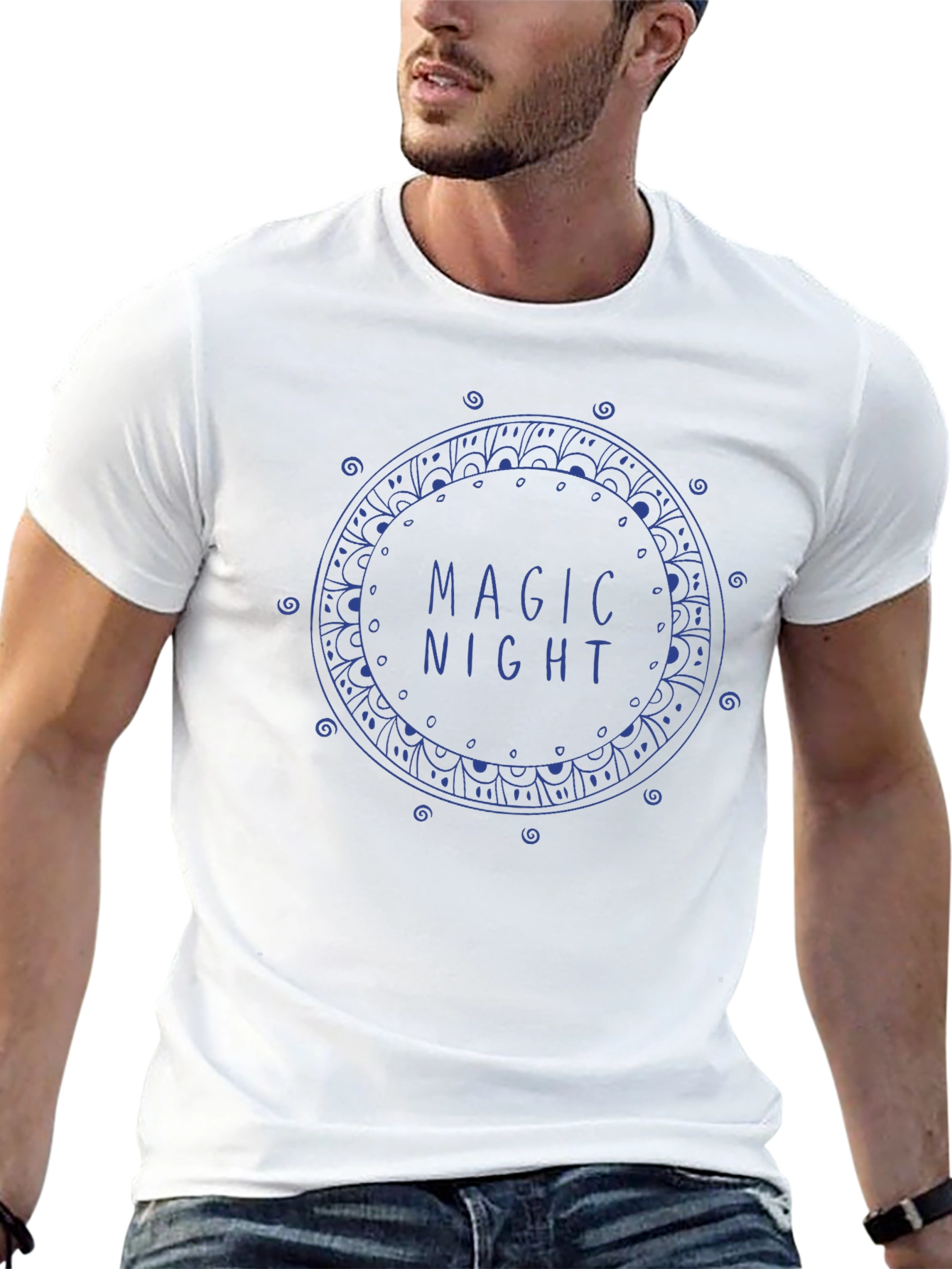 Magic Night Graphic Tee - Unique Design