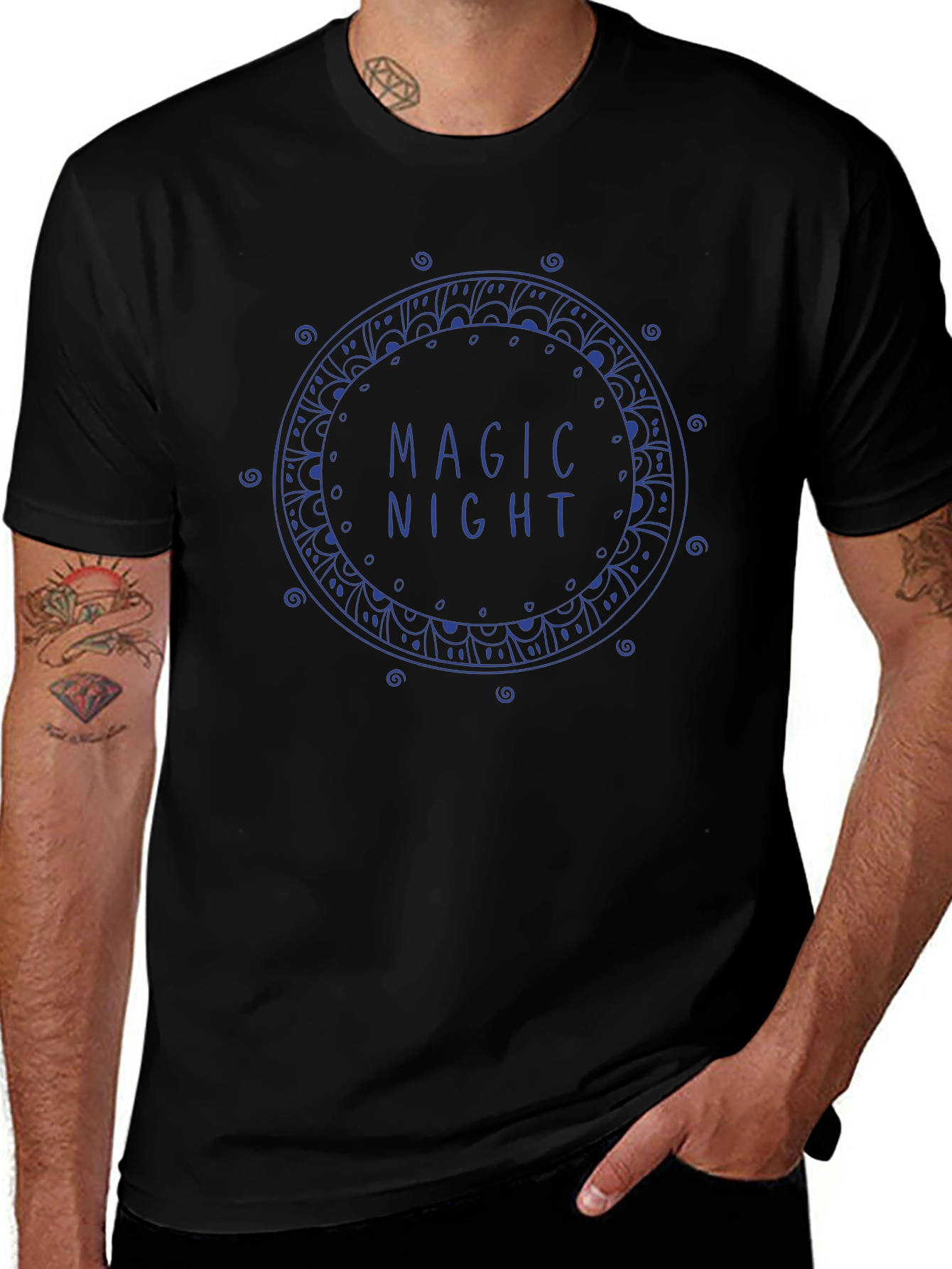 Magic Night Graphic Tee - Unique Design