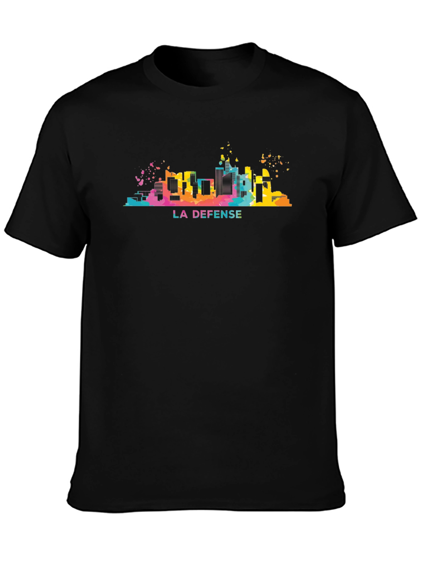 La Defense Skyline Graphic Tee - Modern Cityscape T-Shirt