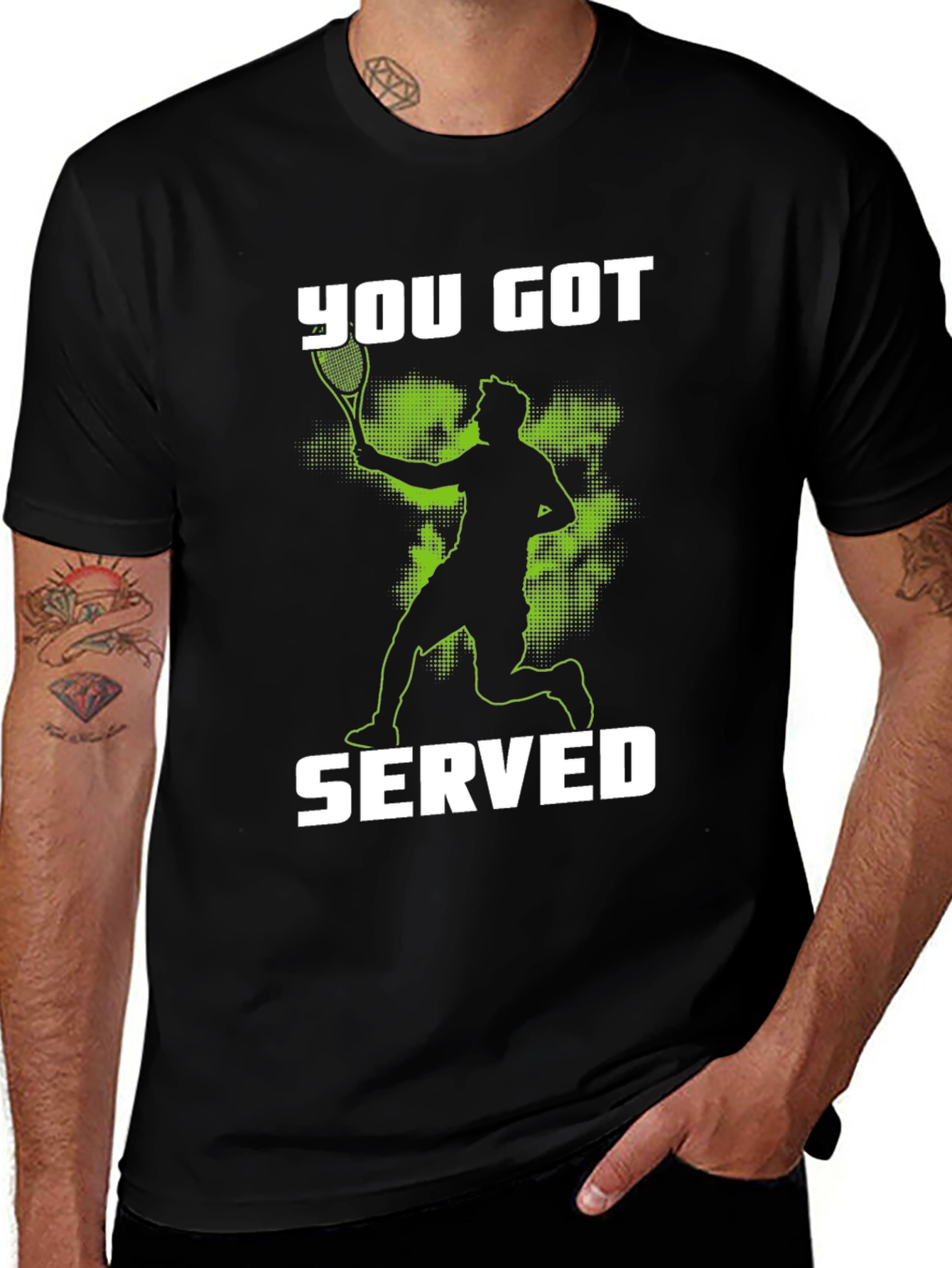 You Got Served T-Shirt Tennis Player Graphic Tee
