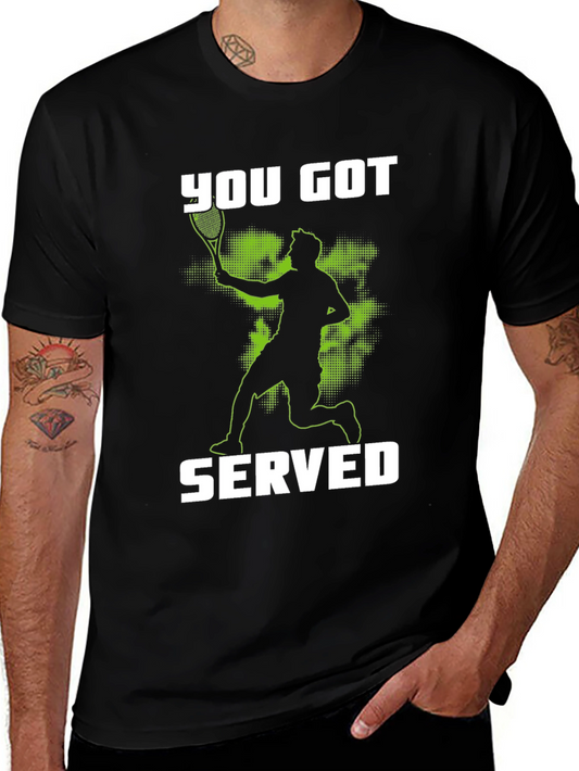 You Got Served T-Shirt Tennis Player Graphic Tee