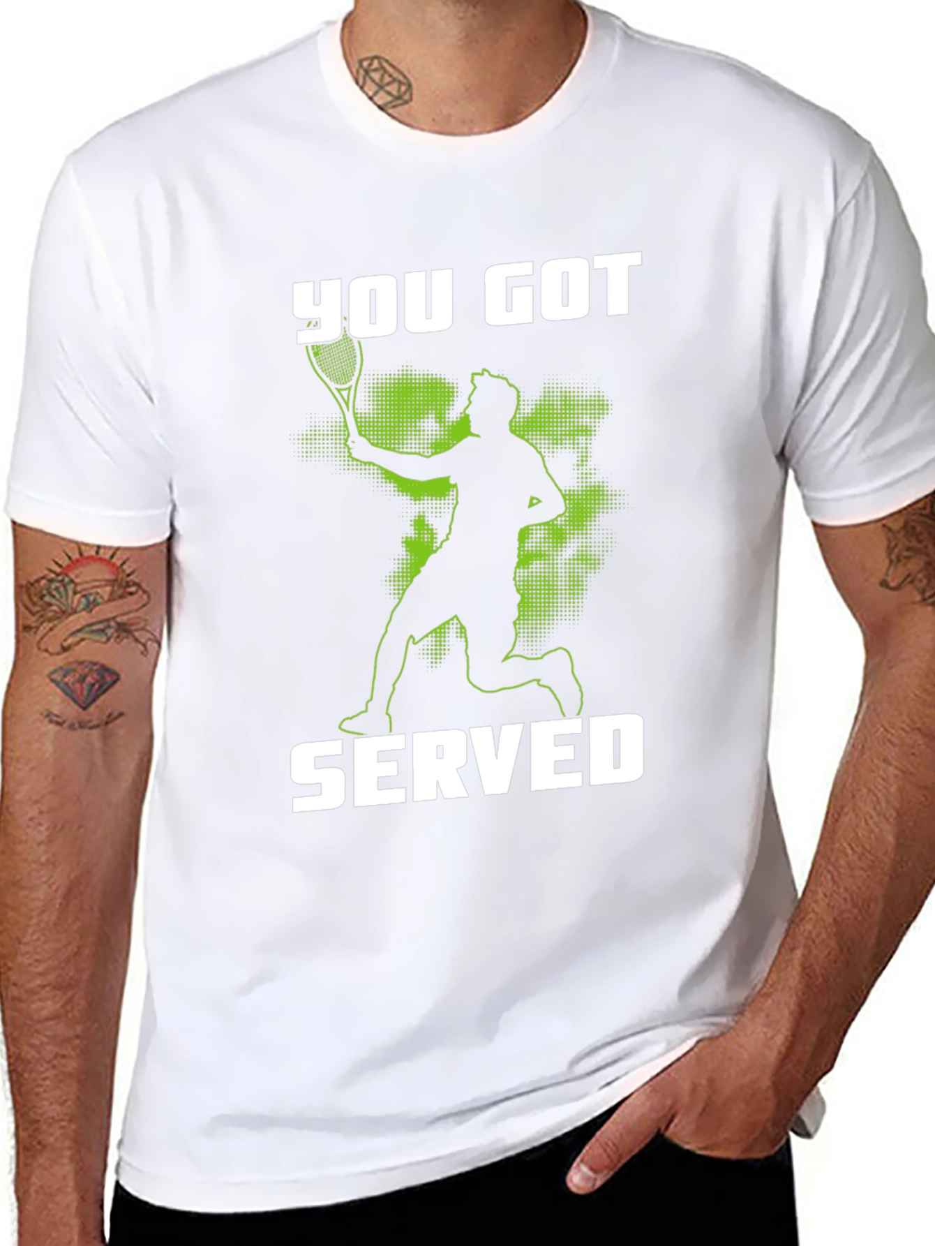 You Got Served T-Shirt Tennis Player Graphic Tee