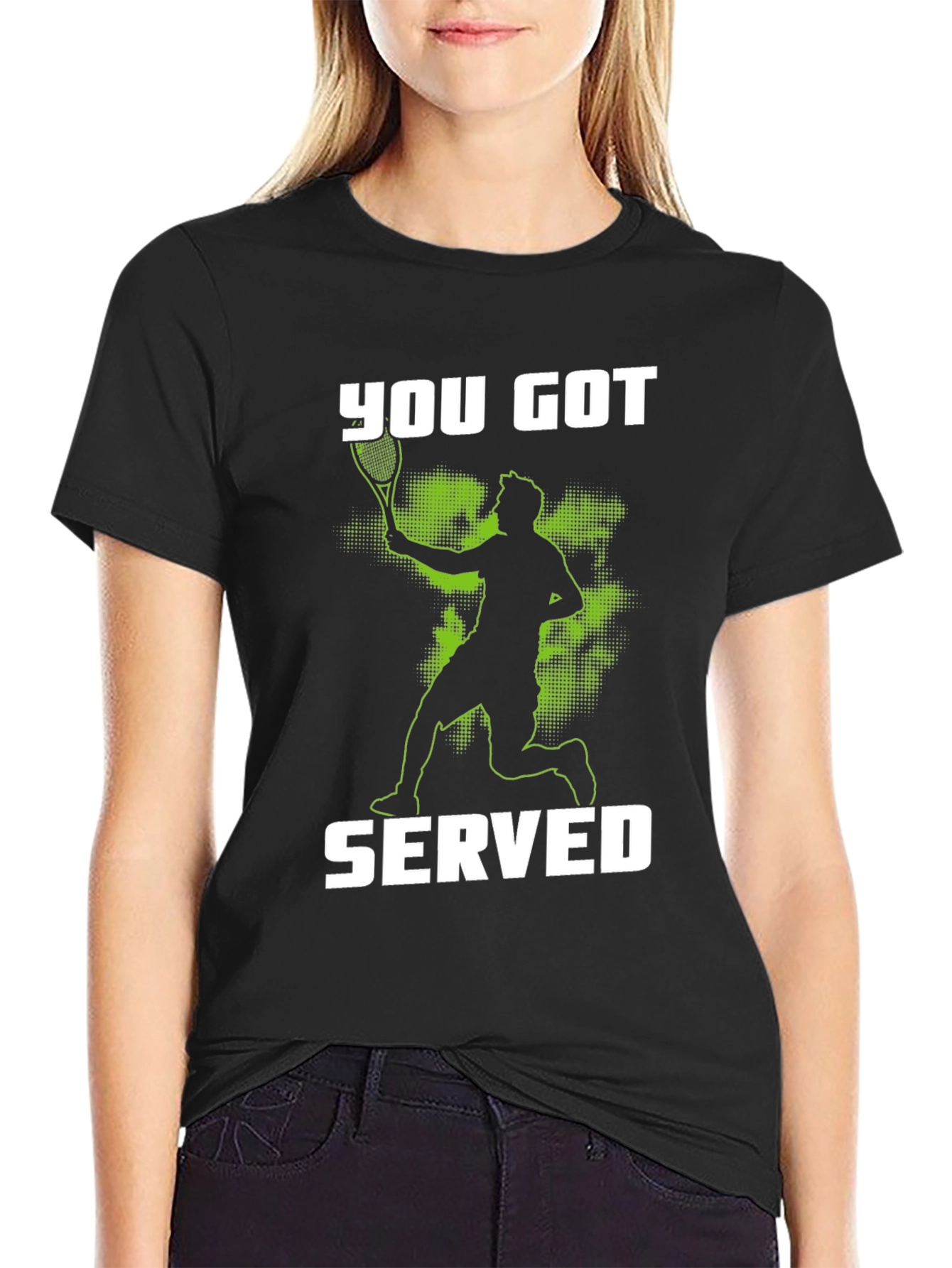 You Got Served T-Shirt Tennis Player Graphic Tee