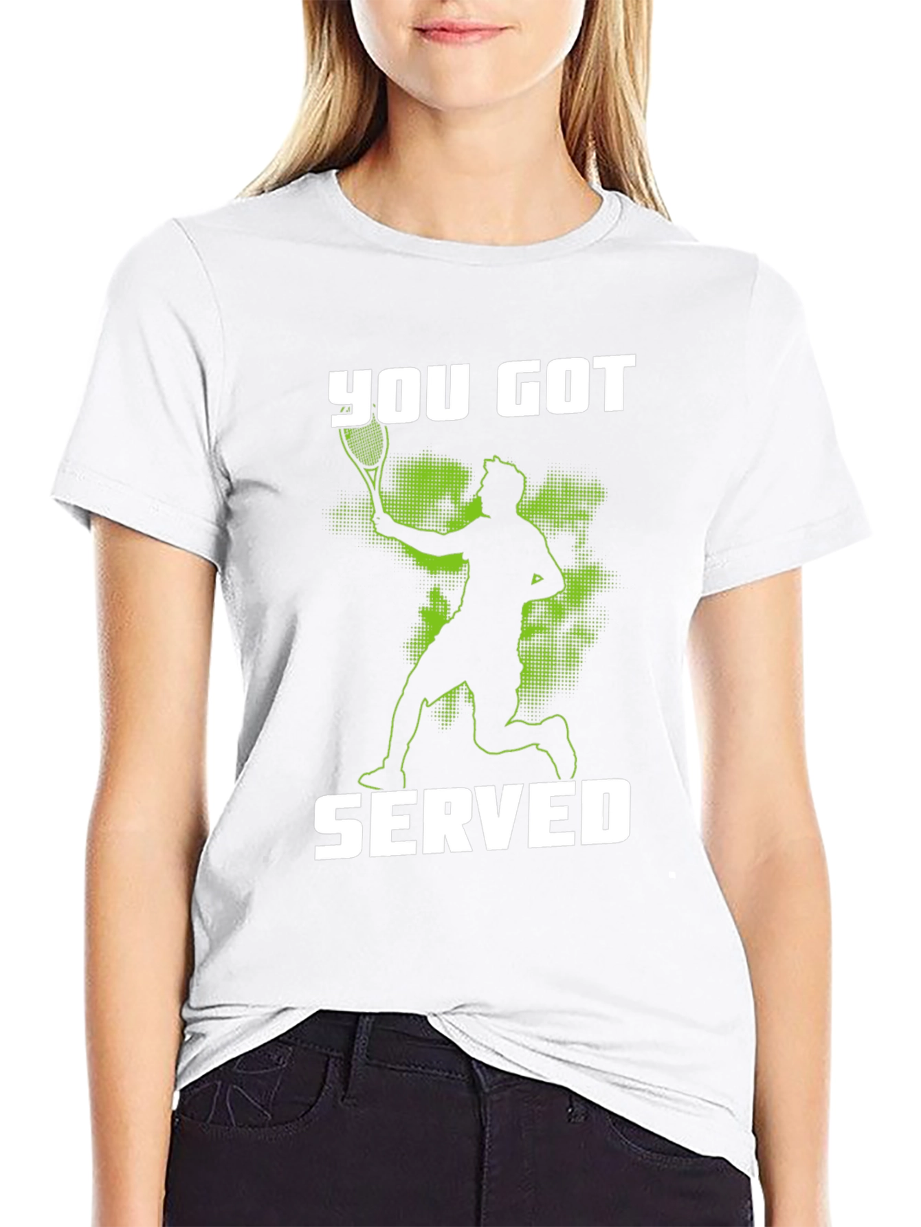 You Got Served T-Shirt Tennis Player Graphic Tee