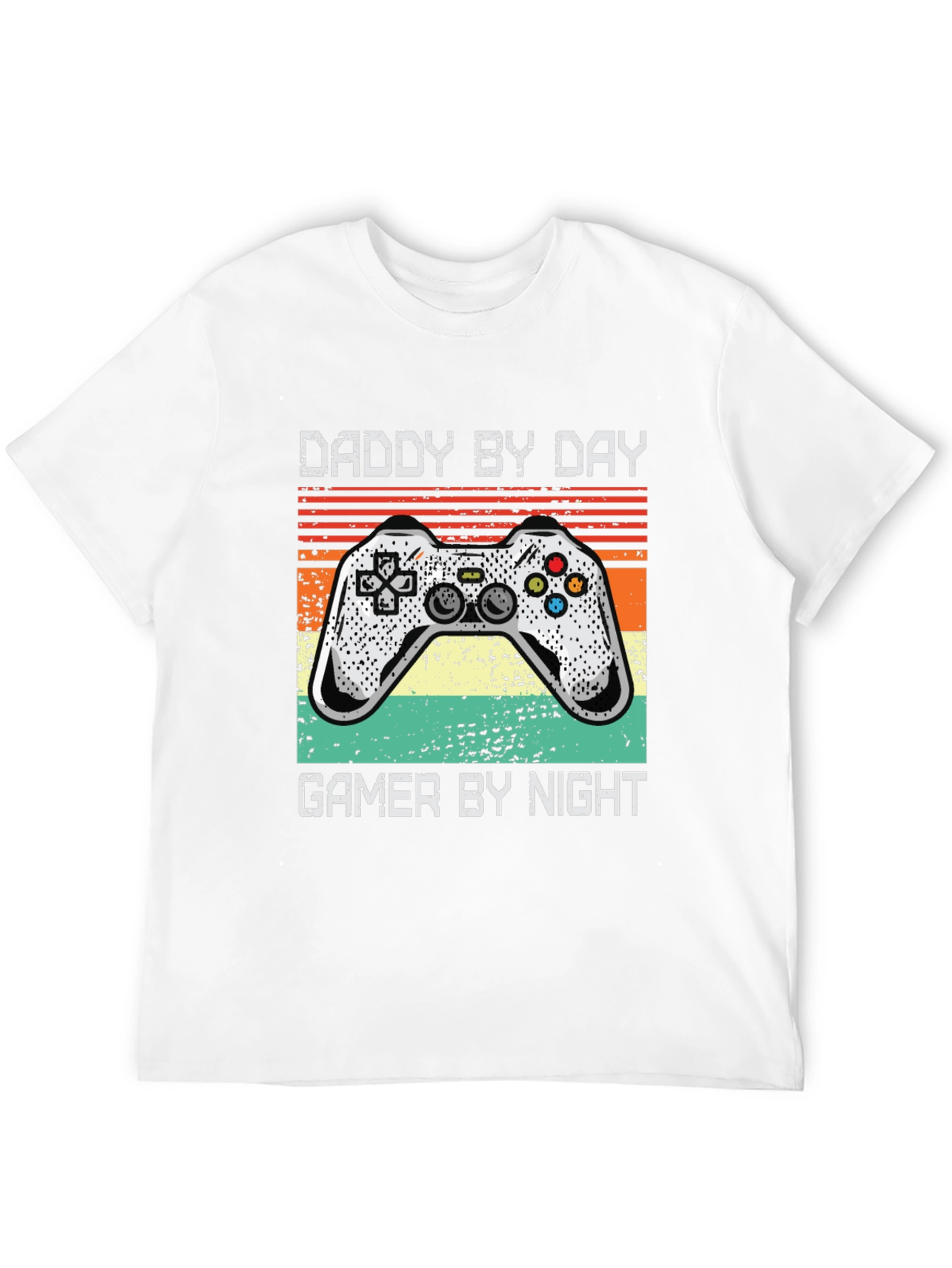Daddy By Day Gamer By Night Graphic Tee
