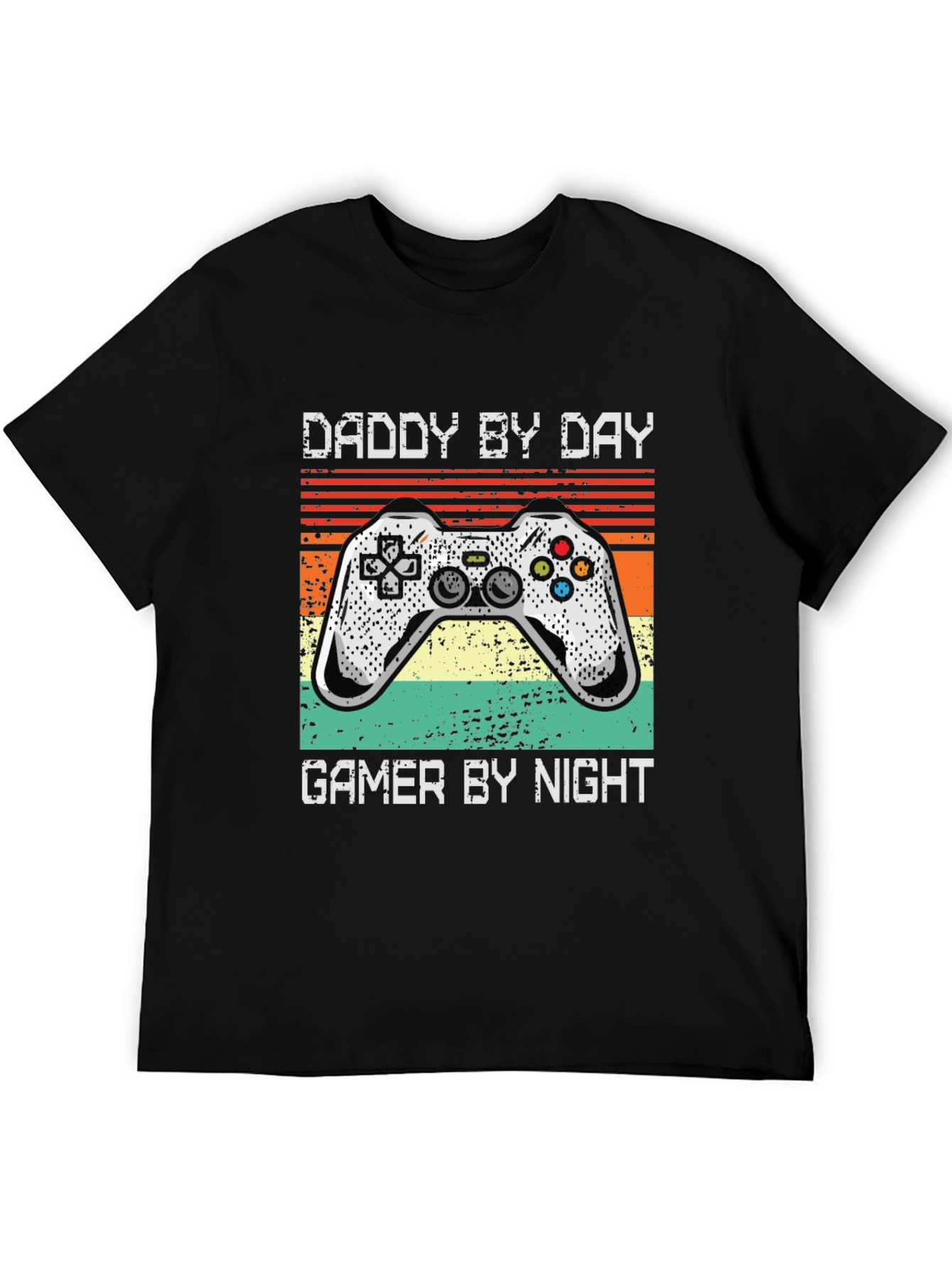 Daddy By Day Gamer By Night Graphic Tee