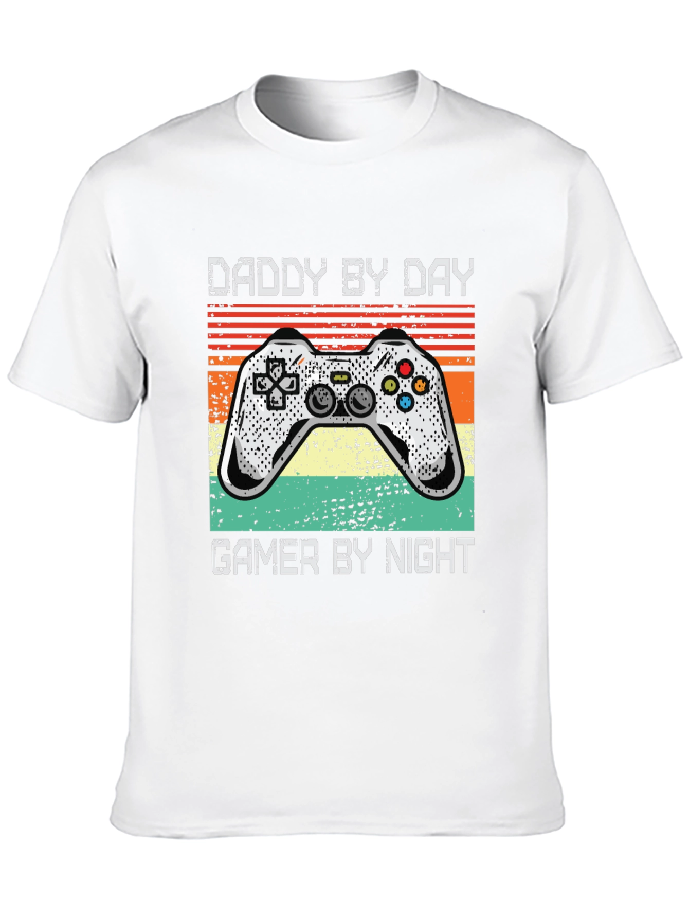 Daddy By Day Gamer By Night Graphic Tee