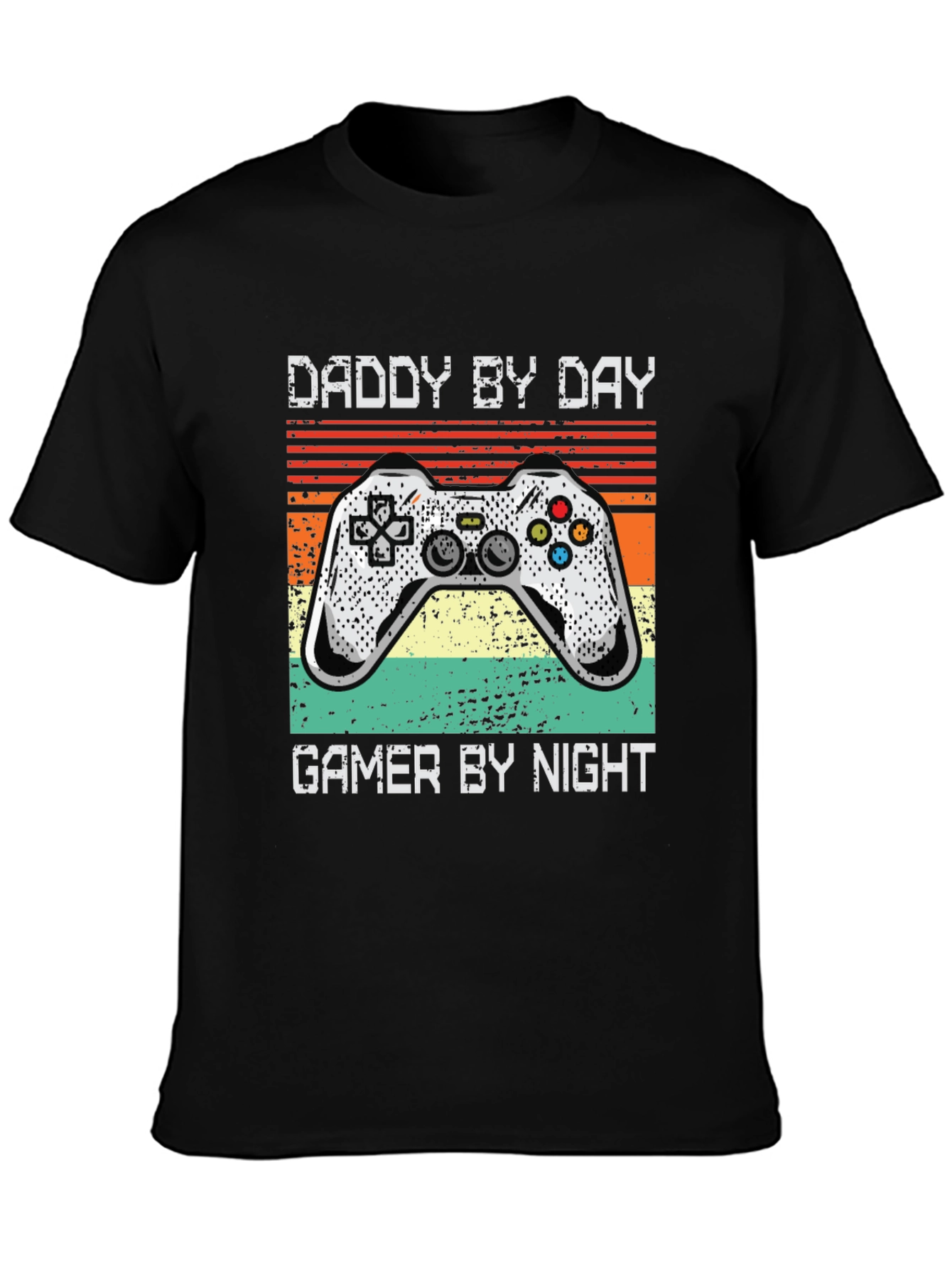 Daddy By Day Gamer By Night Graphic Tee