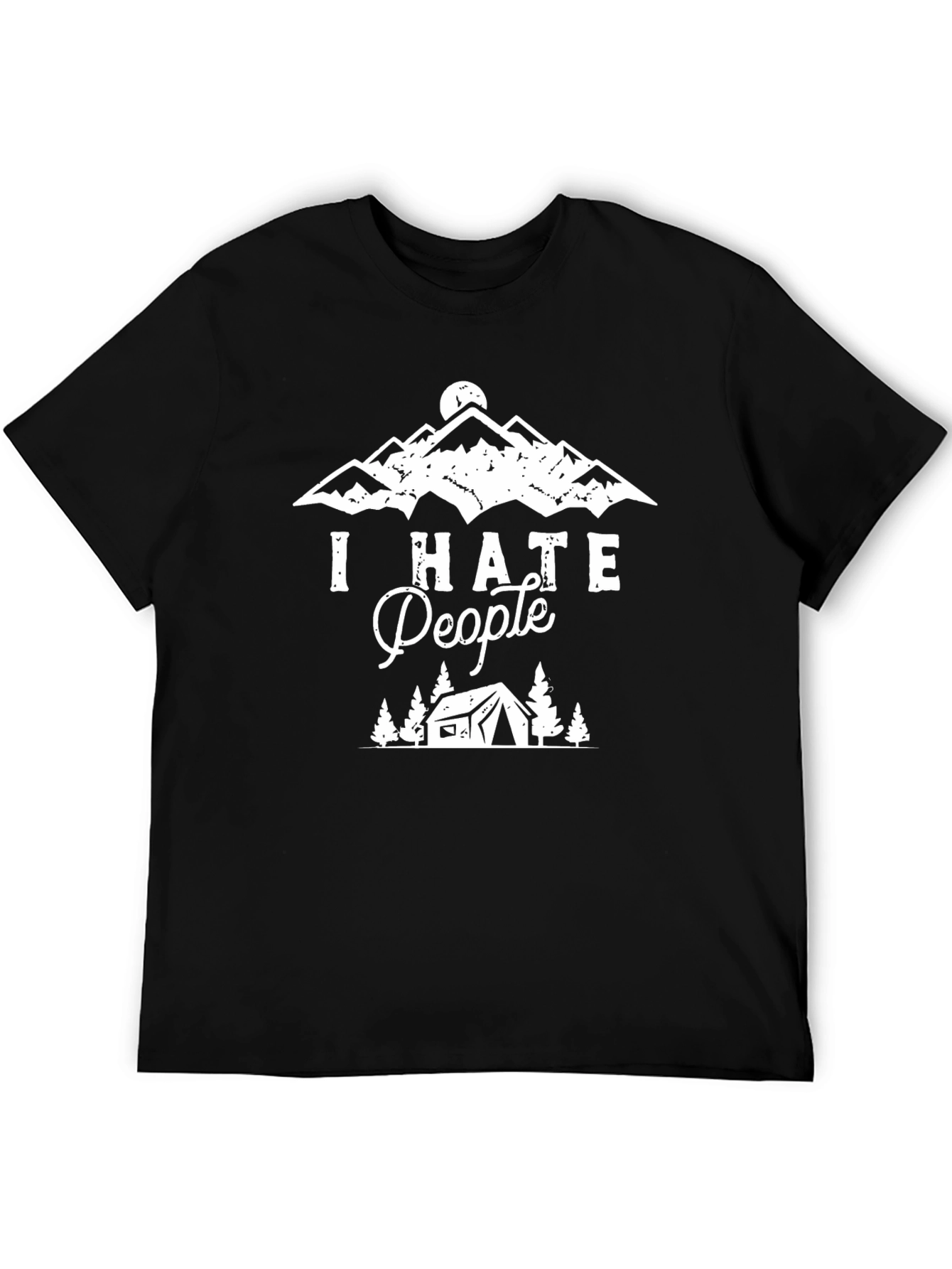 I Hate People Camping Graphic Tee