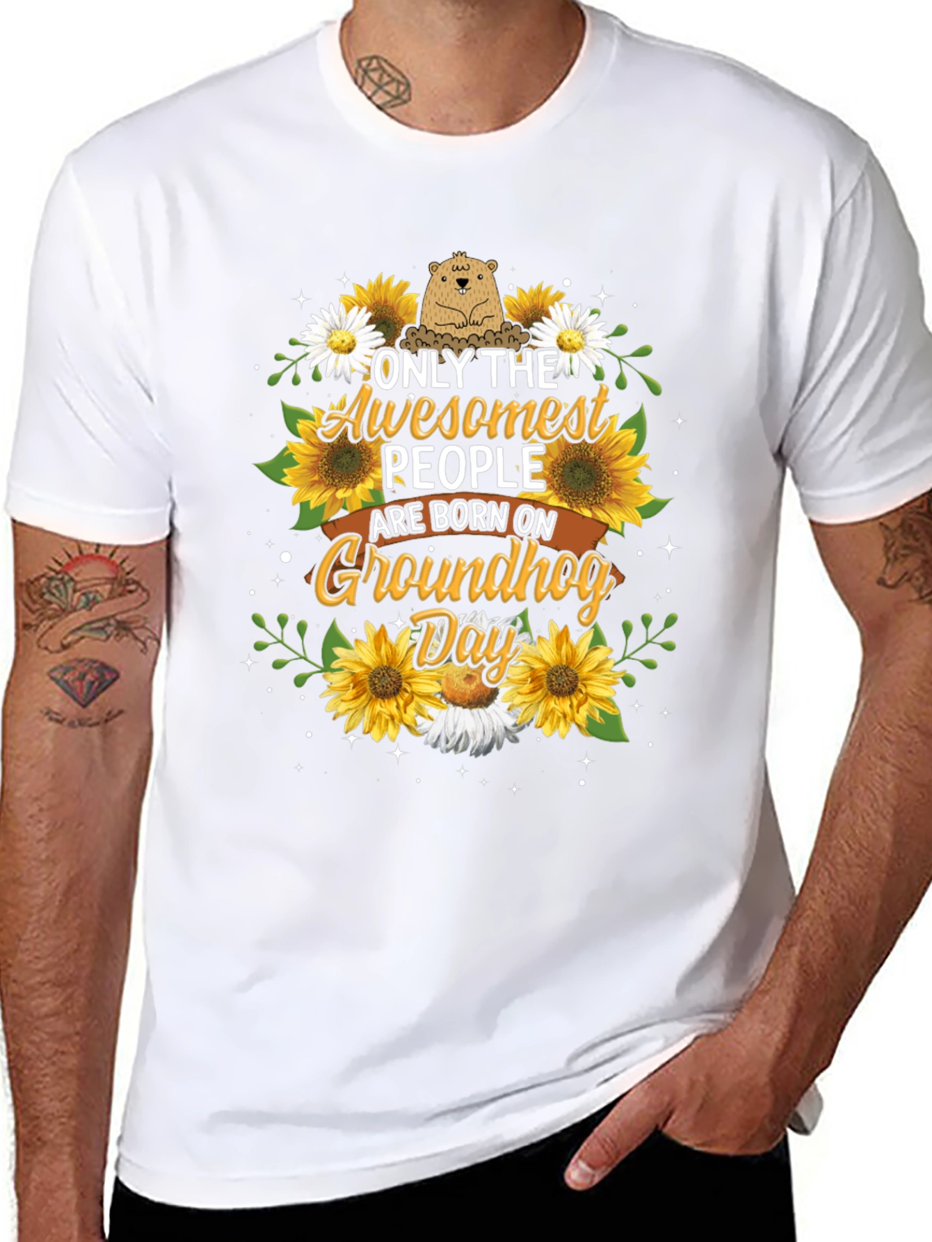 Awesome Groundhog Day T-Shirt