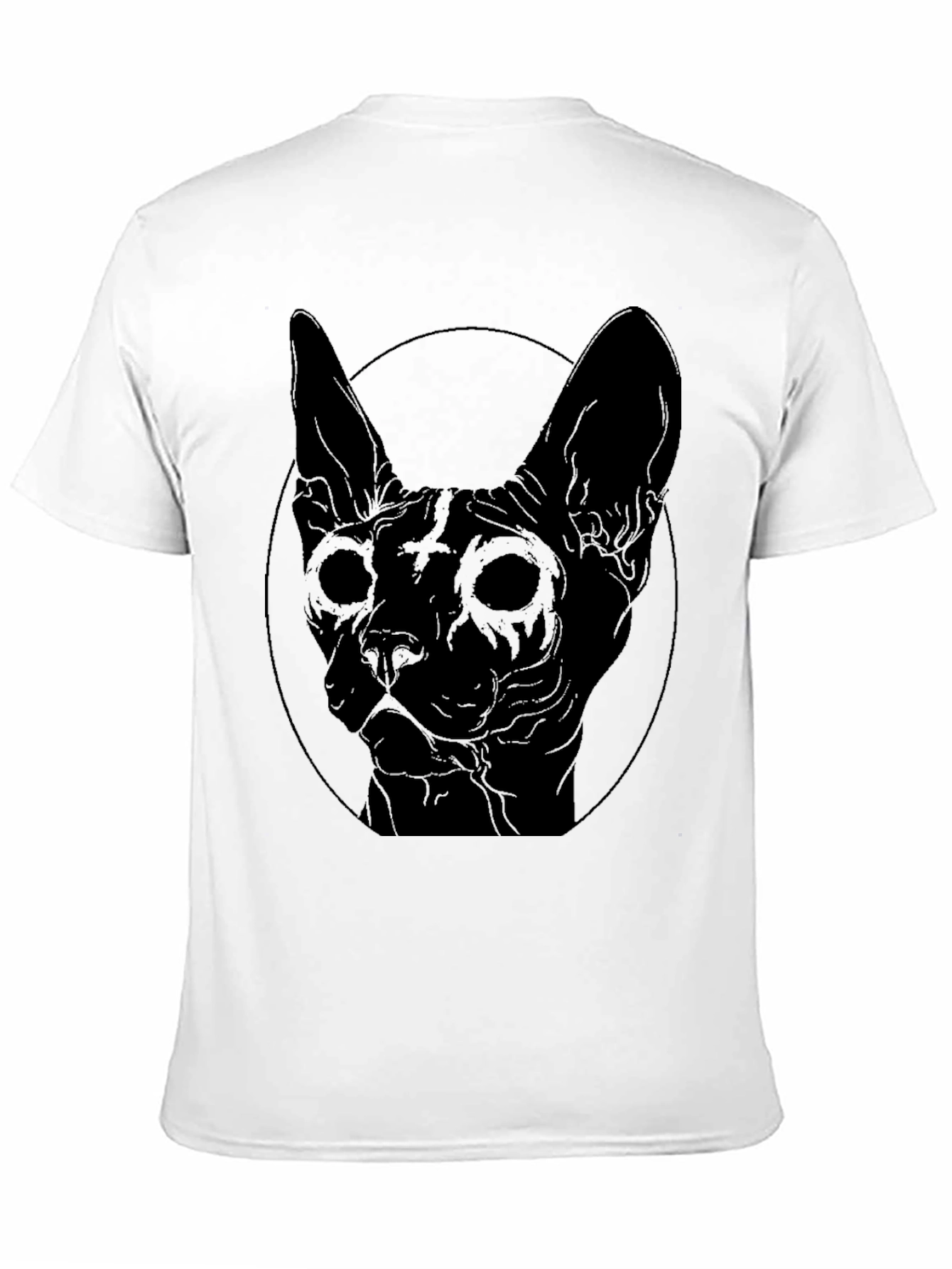 Black Cat Graphic T-Shirt - Edgy Style