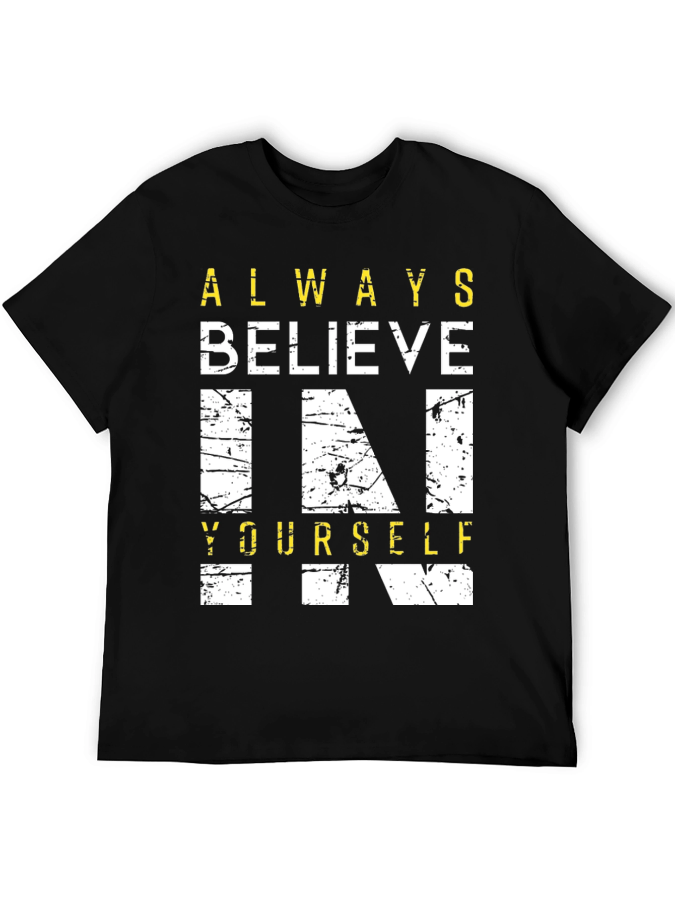 Believe in Yourself Graphic Tee - Black
