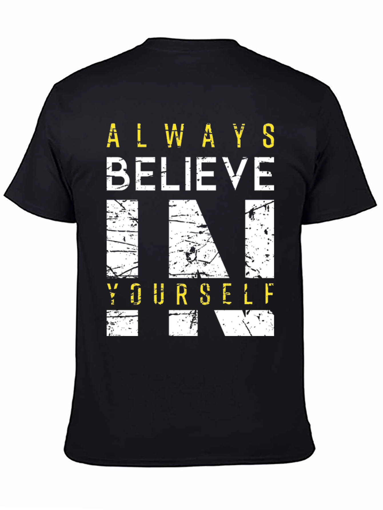 Believe in Yourself Graphic Tee - Black